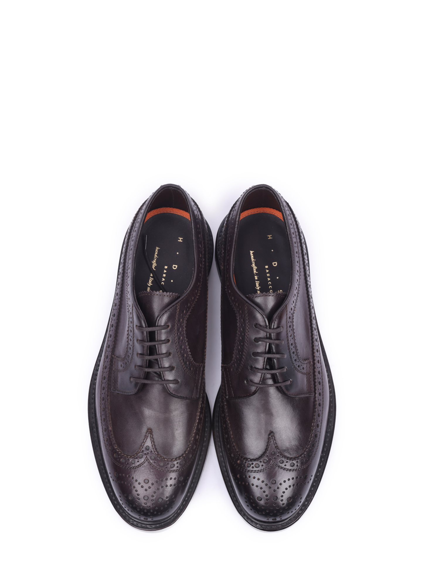 Туфли темно-коричневые из гладкой матовой кожи — купить в интернет-магазине Verdistore