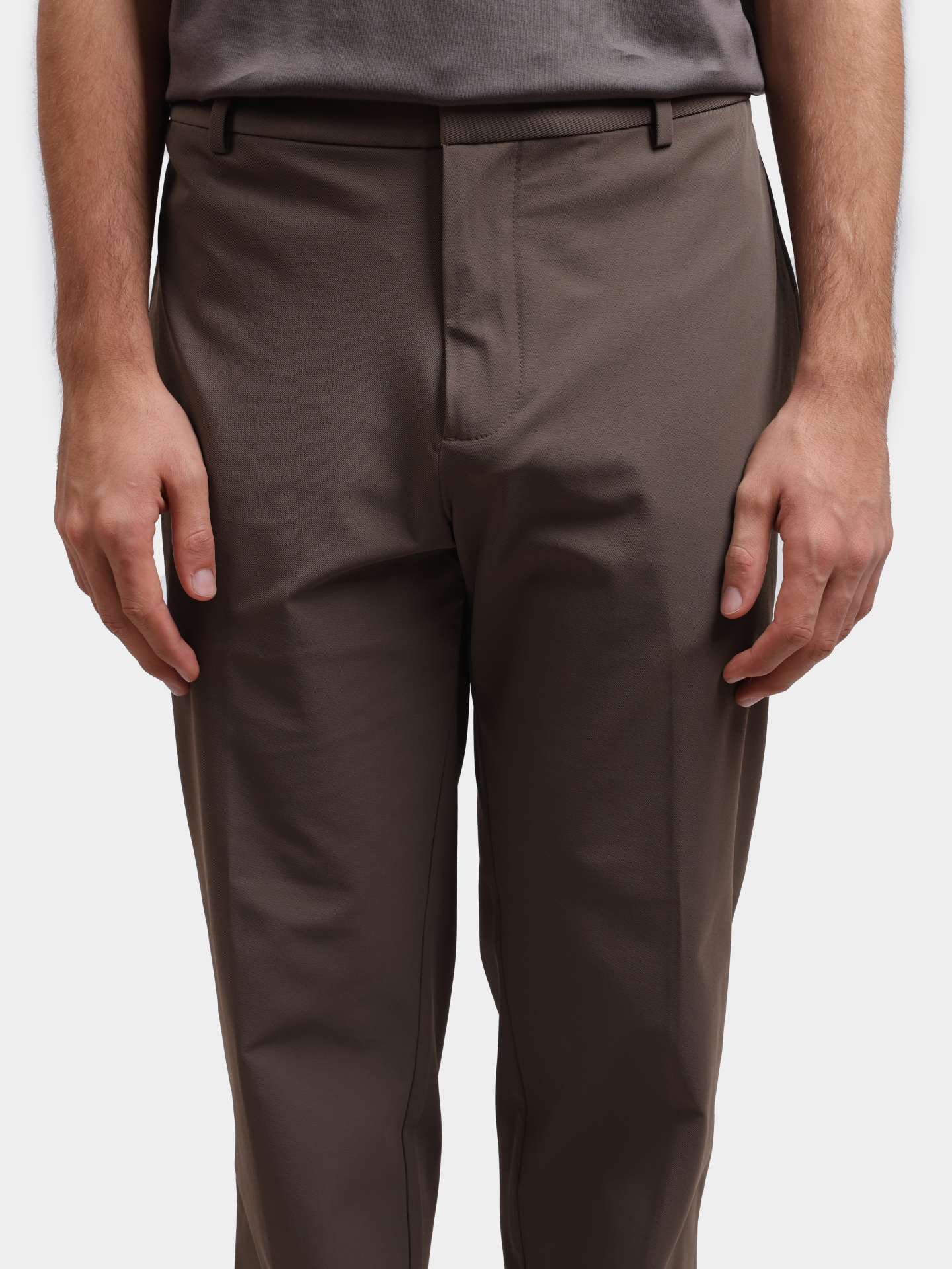 Брюки Emporio Armani EM001505 AF18502 U6189 коричневые мужские — купить в интернет-магазине Verdistore