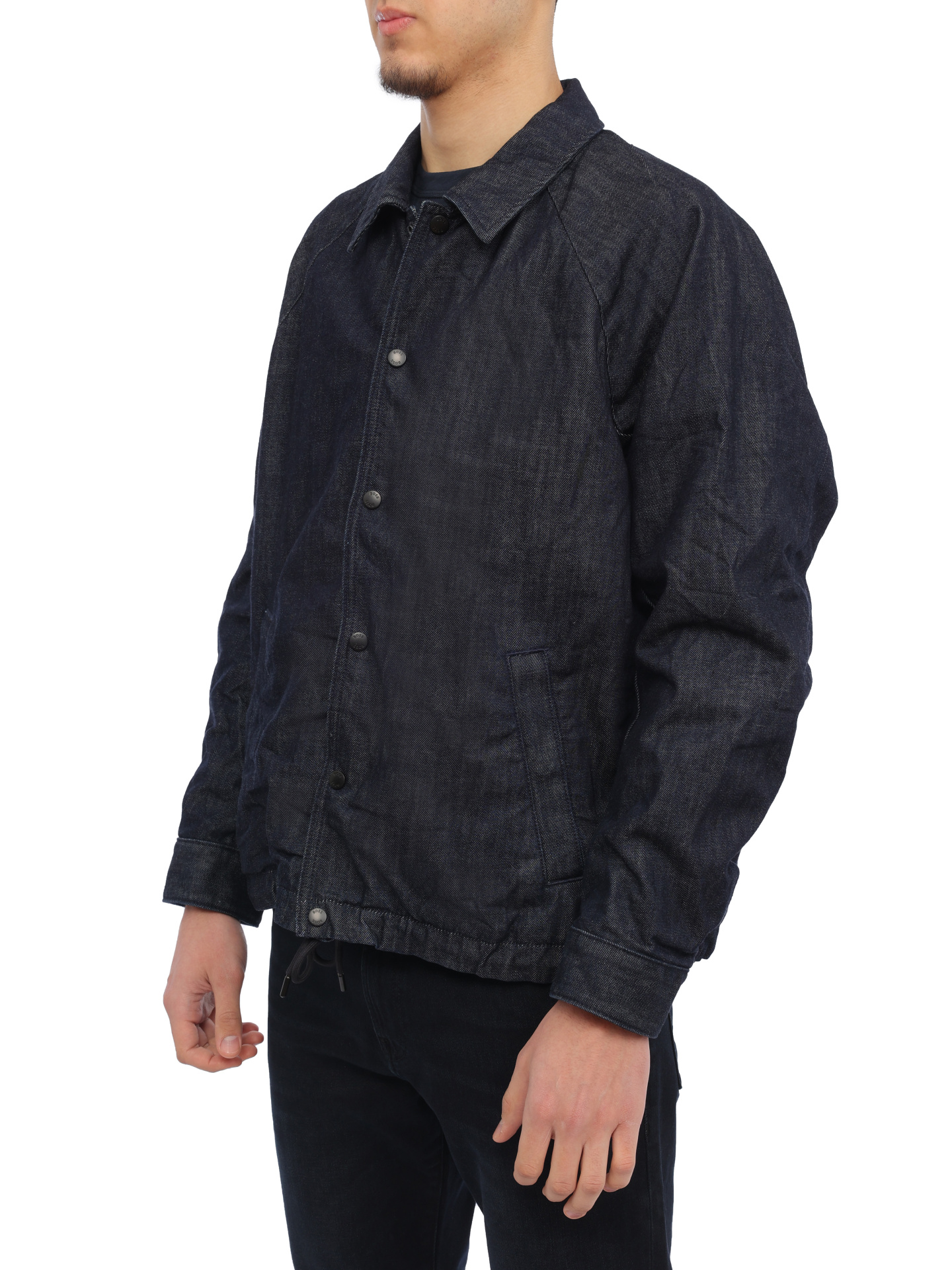 Рубашка Boss 50508968 темно-синяя мужская из денима — купить в интернет-магазине Verdistore