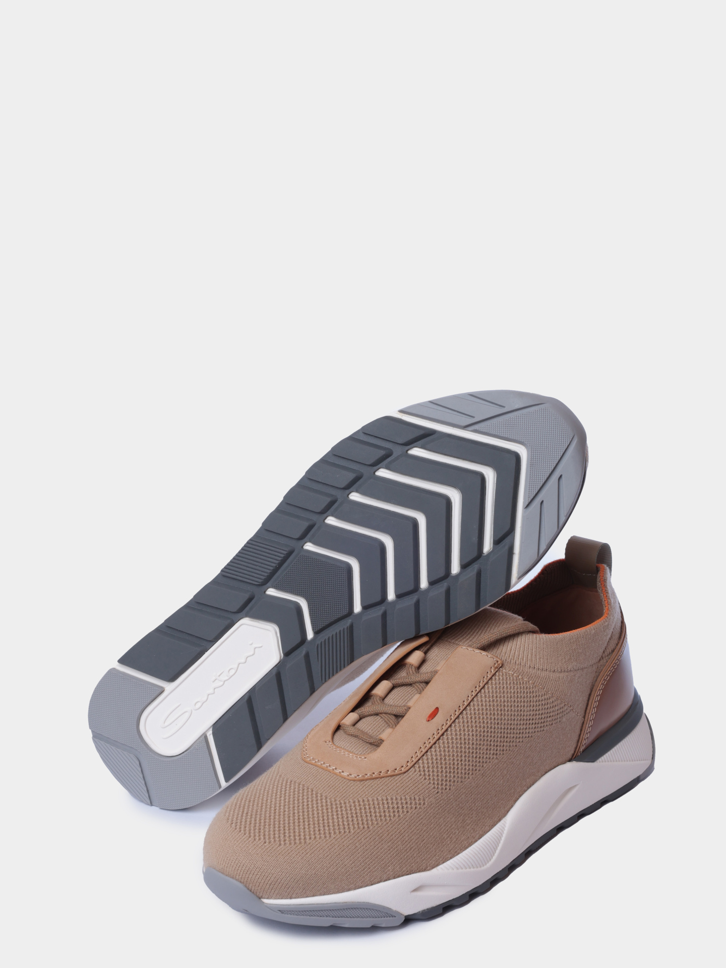 Кроссовки Santoni MBIG21601BGRCHODC13 комбинированные мужские — купить в интернет-магазине Verdistore