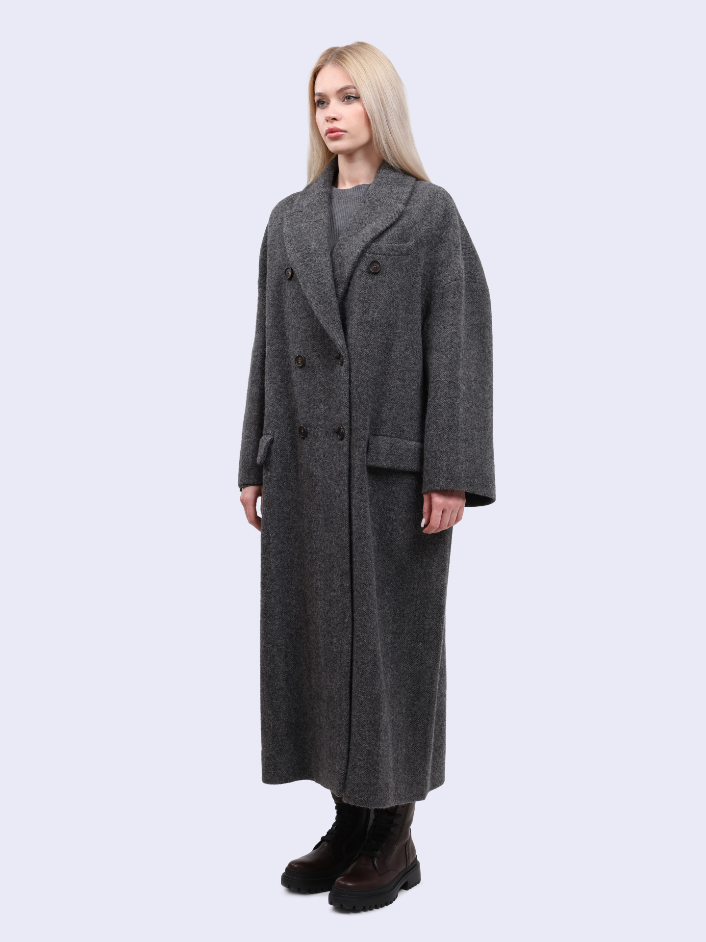 Пальто Brunello Cucinelli MB5909542 C360 удлиненное женское — купить в интернет-магазине Verdistore