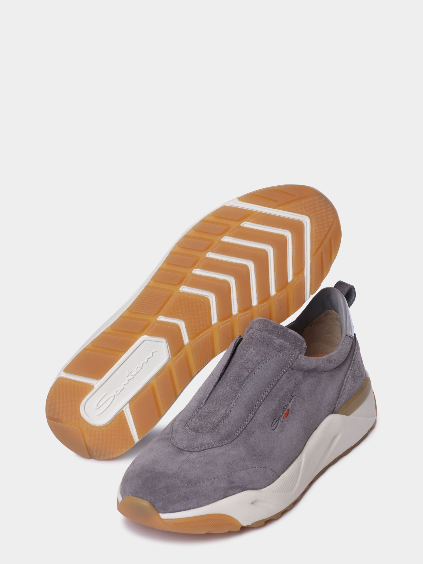 Кроссовки Santoni WBIG61431BTTKEAUG62 замшевые женские — купить в интернет-магазине Verdistore