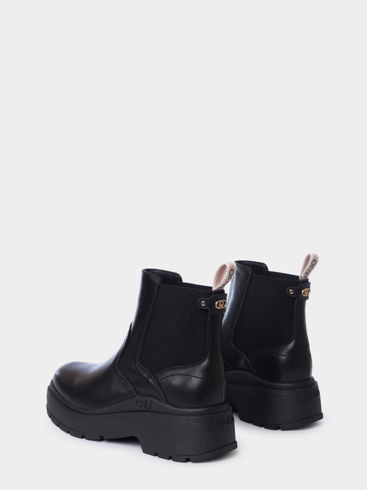 Ботинки Liu-Jo SF5093P010222222 черные женские из кожи — купить в интернет-магазине Verdistore