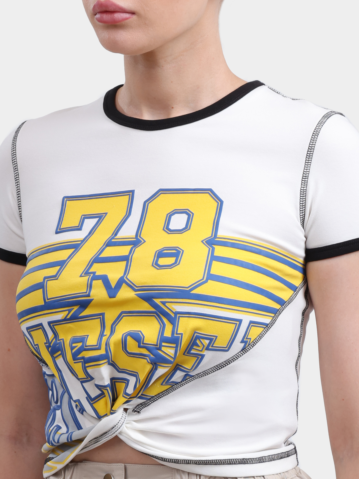 Футболка Diesel A129780AFAA141 хлопковая женская — купить в интернет-магазине Verdistore