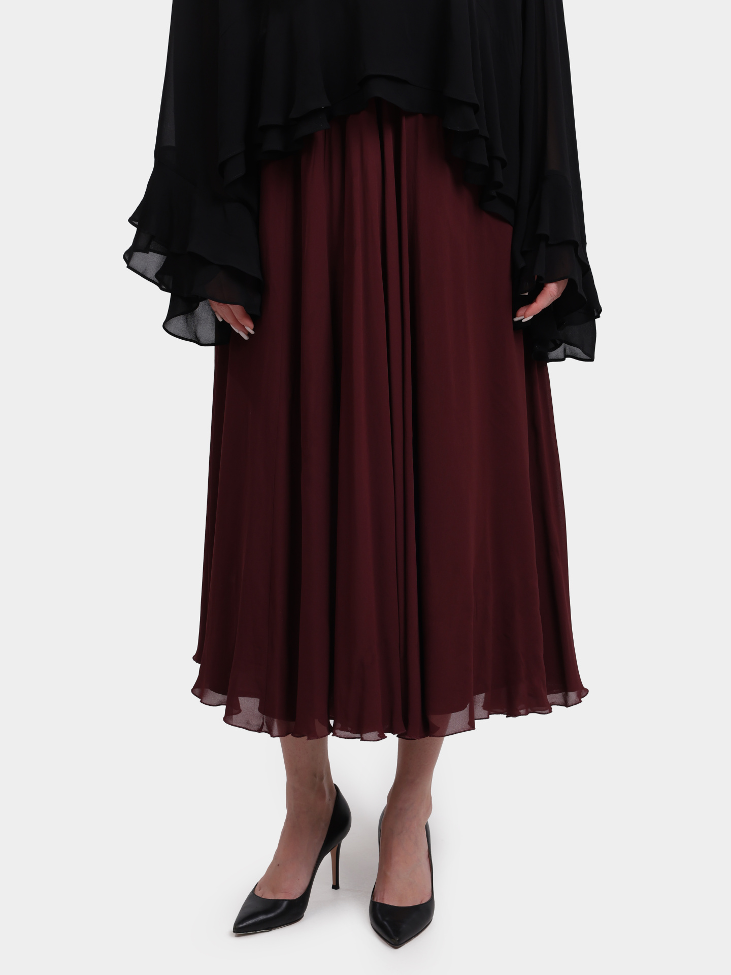 Юбка Marella BRADO 006 бордовая женская — купить в интернет-магазине Verdistore