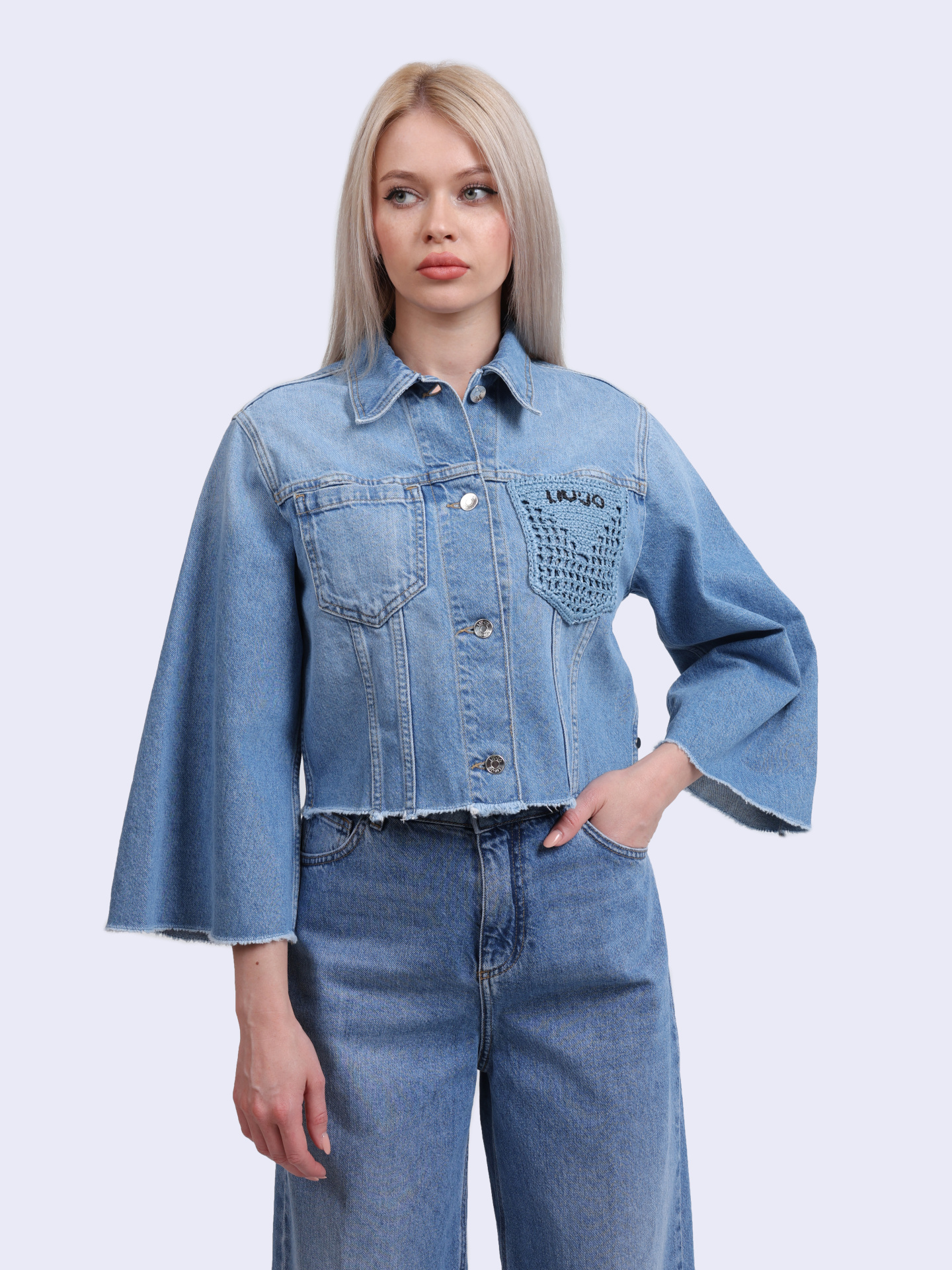 Куртка Liu-Jo WA5446 D4666 78895 джинсовая женская — купить в интернет-магазине Verdistore