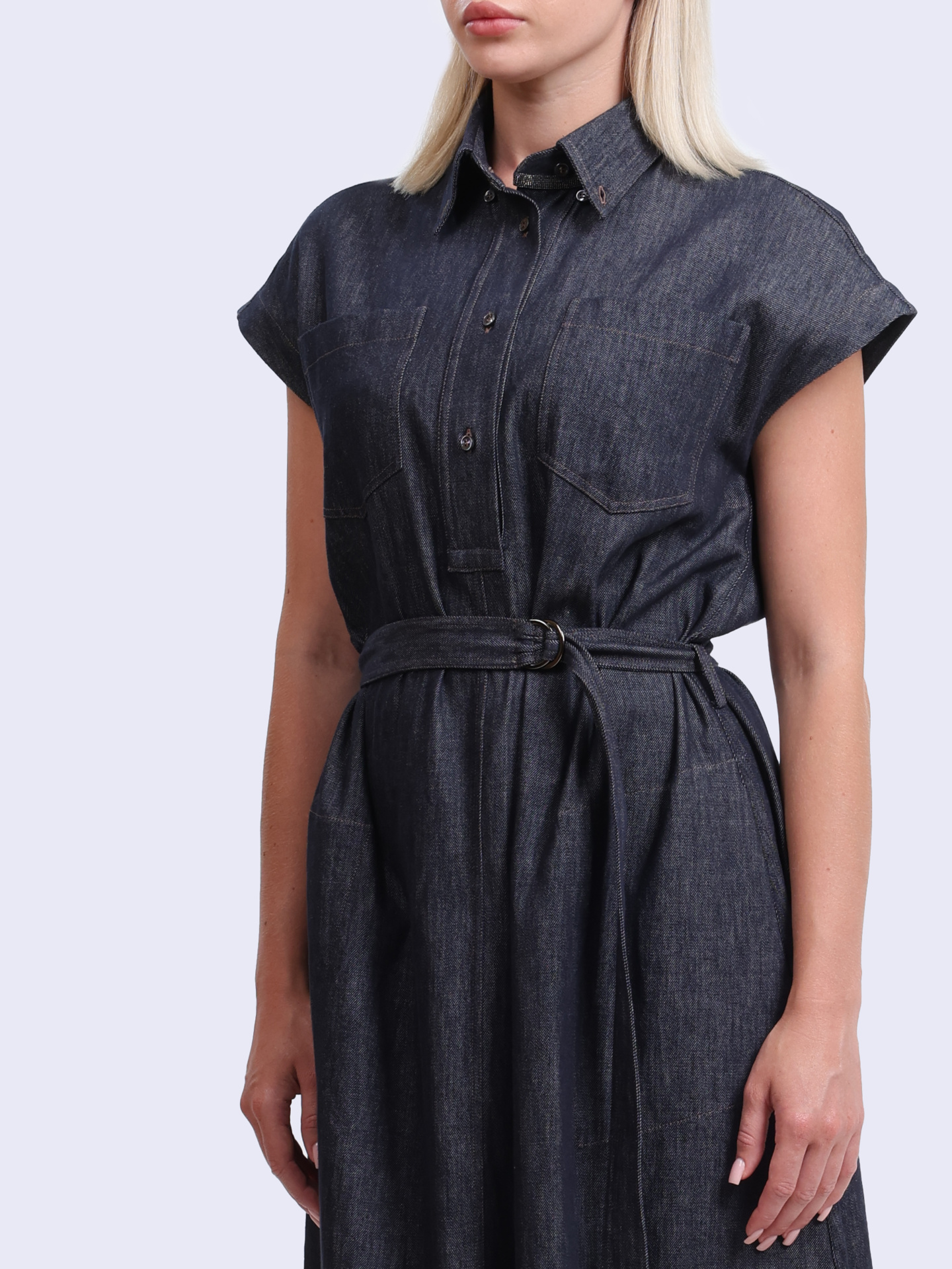 Платье Brunello Cucinelli MB125AHA92 C001 джинсовое женское — купить в интернет-магазине Verdistore