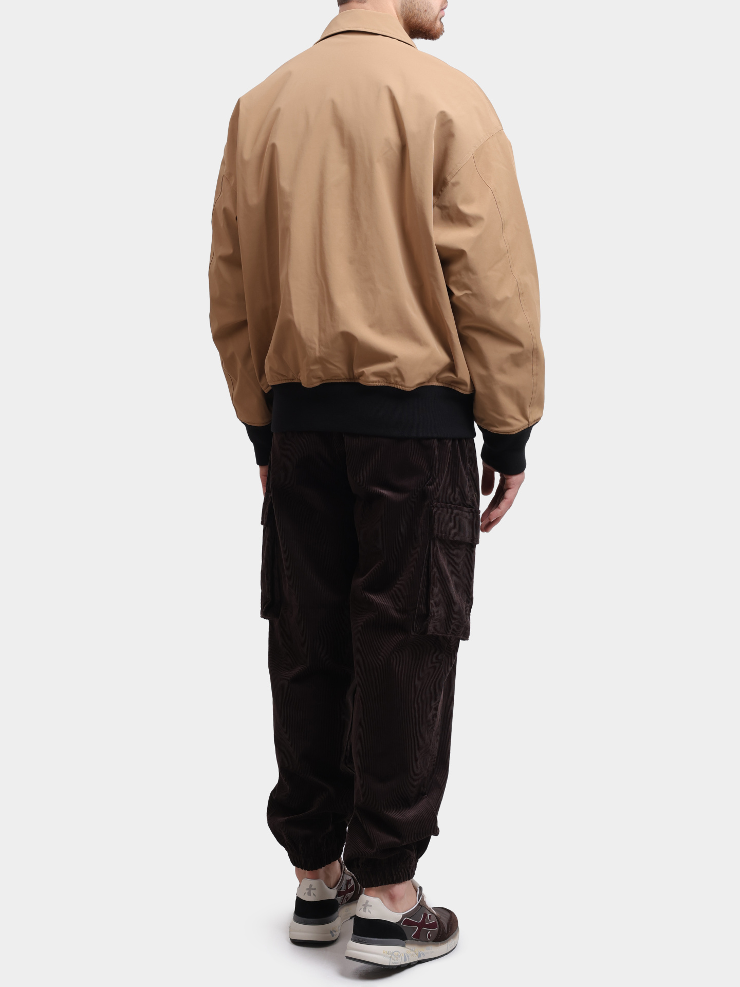 Бомбер EA7 7M000624 AF13889 U6171 бежевый мужской — купить в интернет-магазине Verdistore