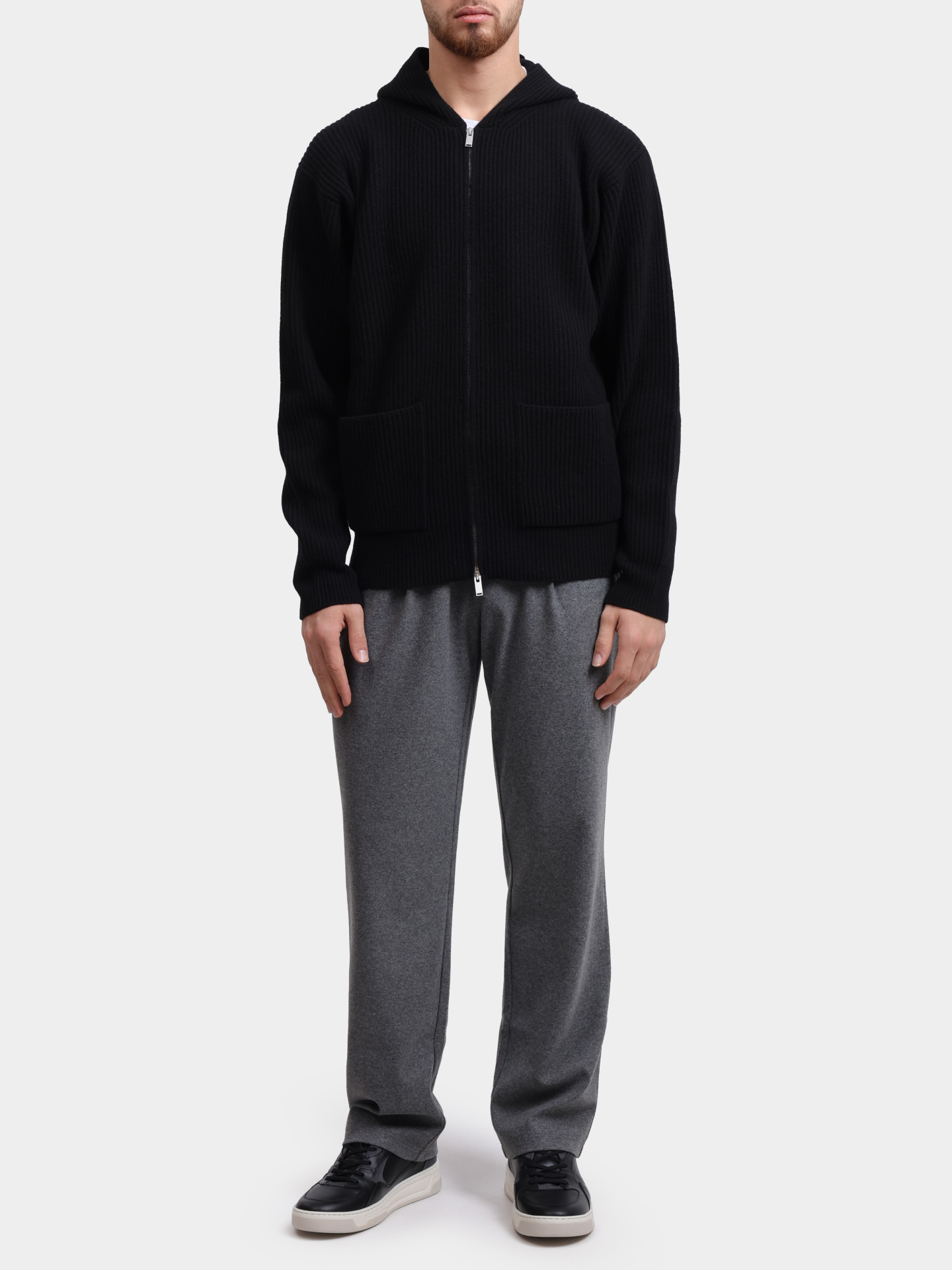 Кардиган AALMML424 AA65031 999 черный мужской — купить в интернет-магазине Verdistore