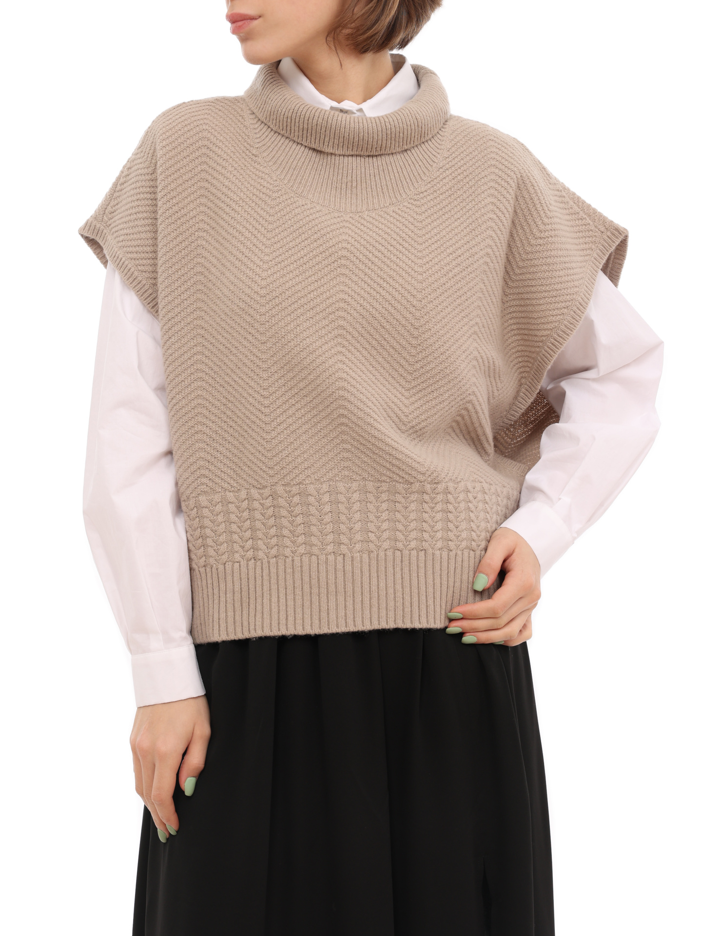 Джемпер Armani Exchange 6LYM1L YM1BZ 1768 бежевый женский из шерсти — купить в интернет-магазине Verdistore