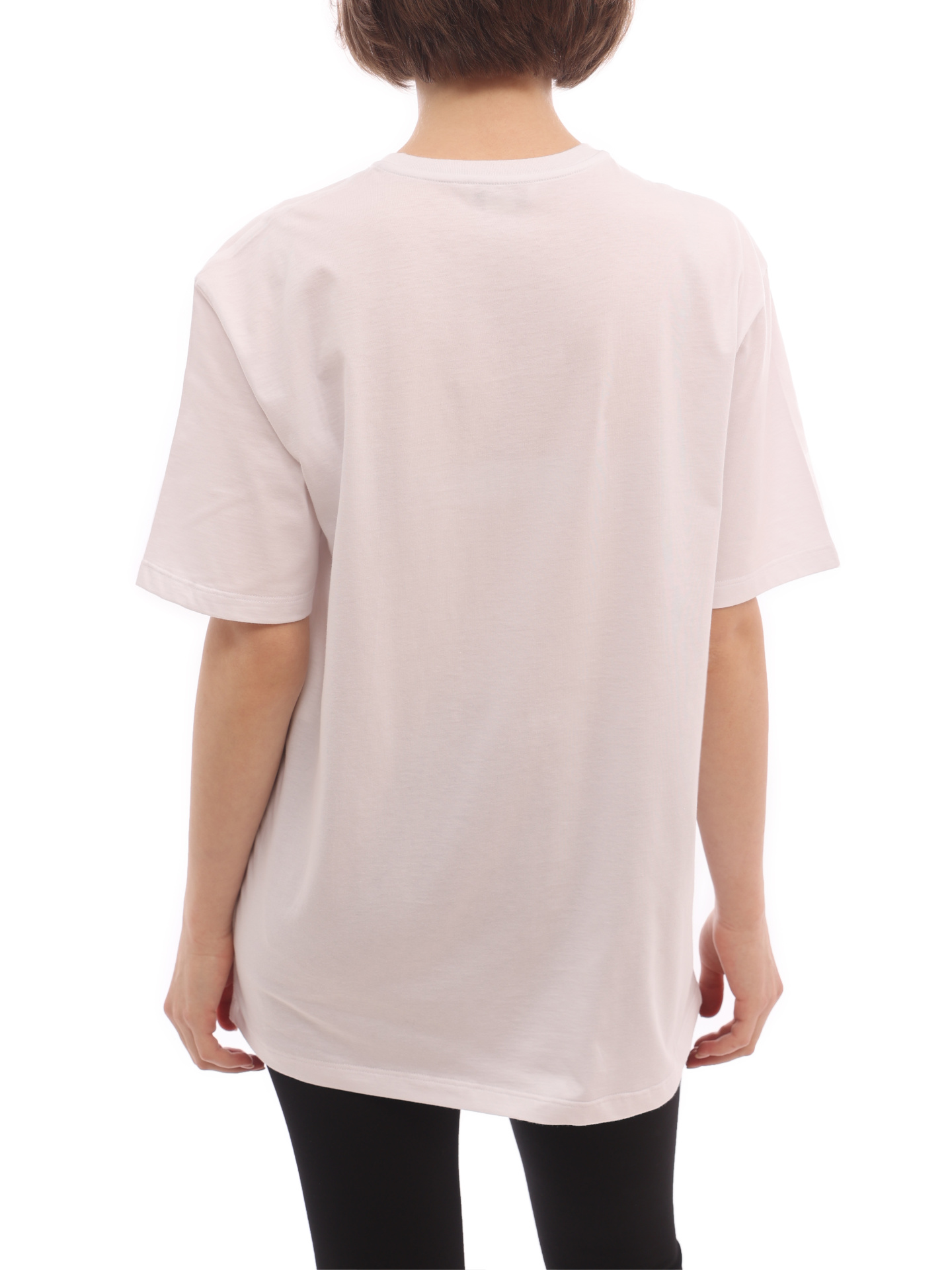 Футболка Alexander McQueen 701258 QZAFT 0900 белая женская — купить в интернет-магазине Verdistore