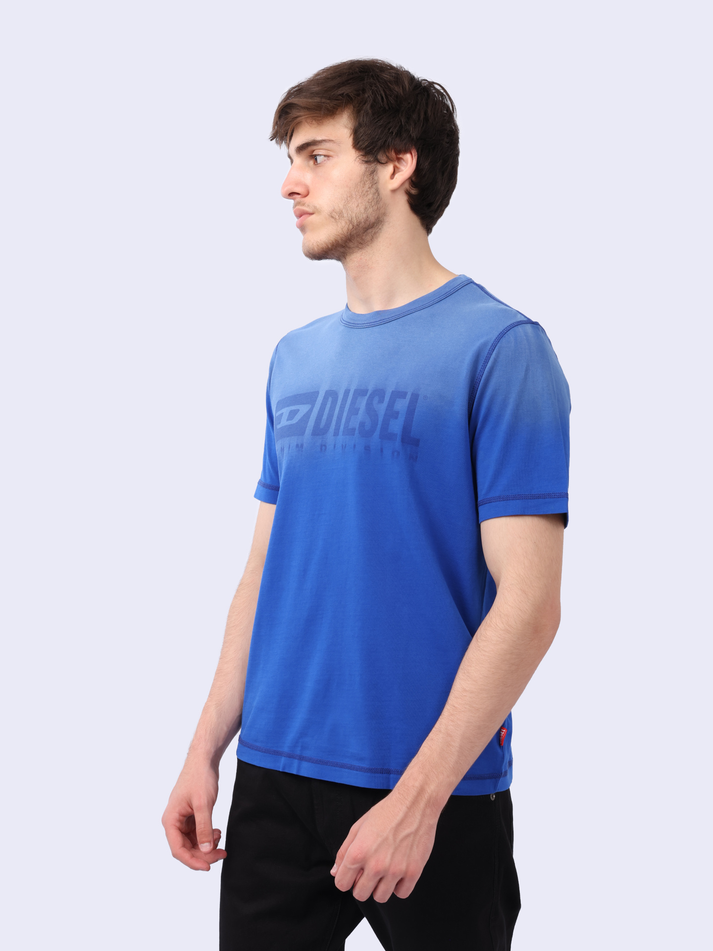 Футболка Diesel A14020-0AJDD-89V хлопковая мужская с логотипом — купить в интернет-магазине Verdistore