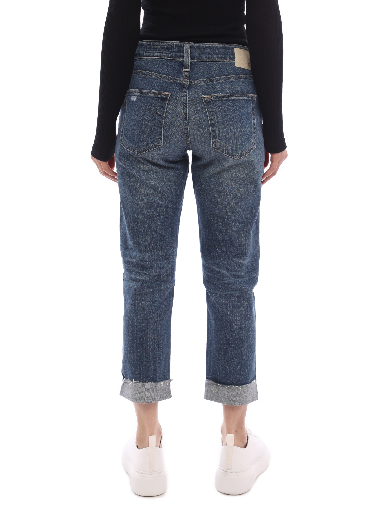 Джинсы AG PVC1575RH синие женские с потертостями — купить в интернет-магазине Verdistore