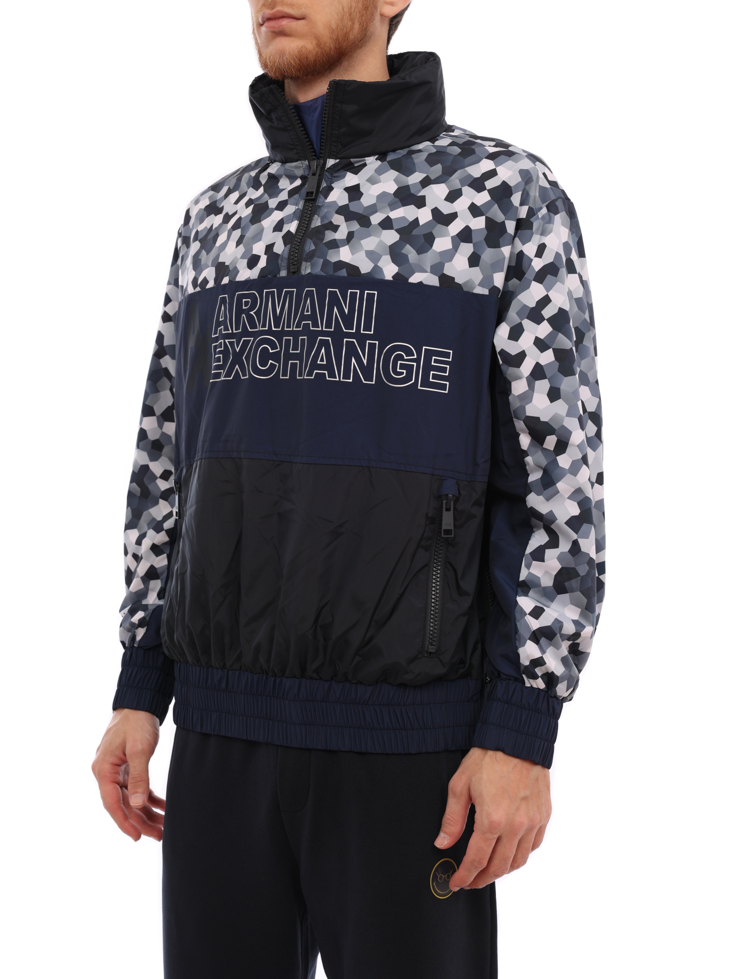 картинка Анорак Armani Exchange 6LZB38 ZNUZZ 4578 комбинированный мужской утеплённый от магазина Verdistore