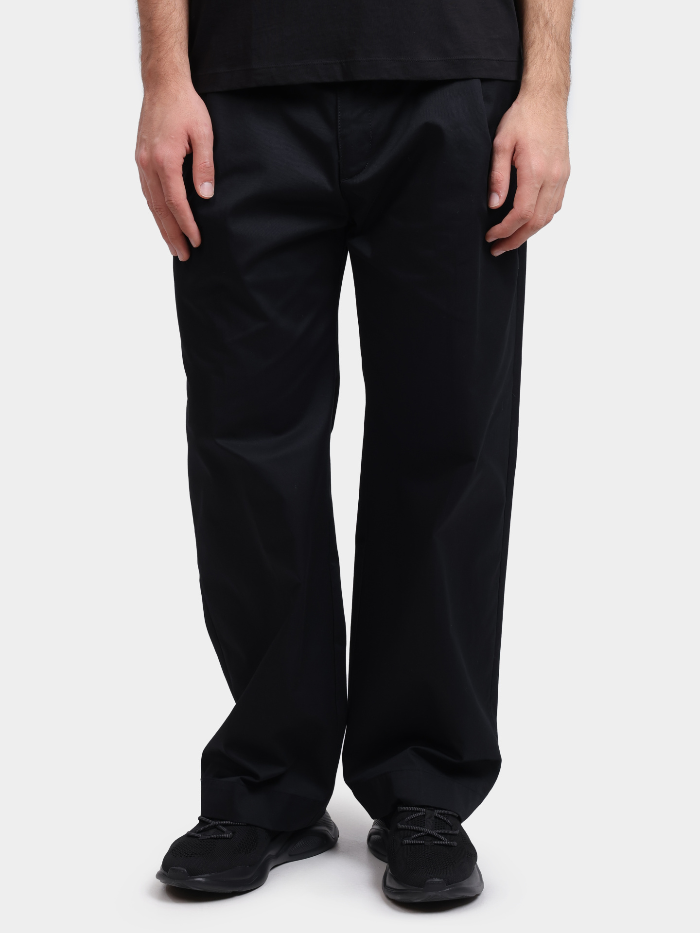 Брюки Hugo 50544758 001 черные прямого кроя — купить в интернет-магазине Verdistore