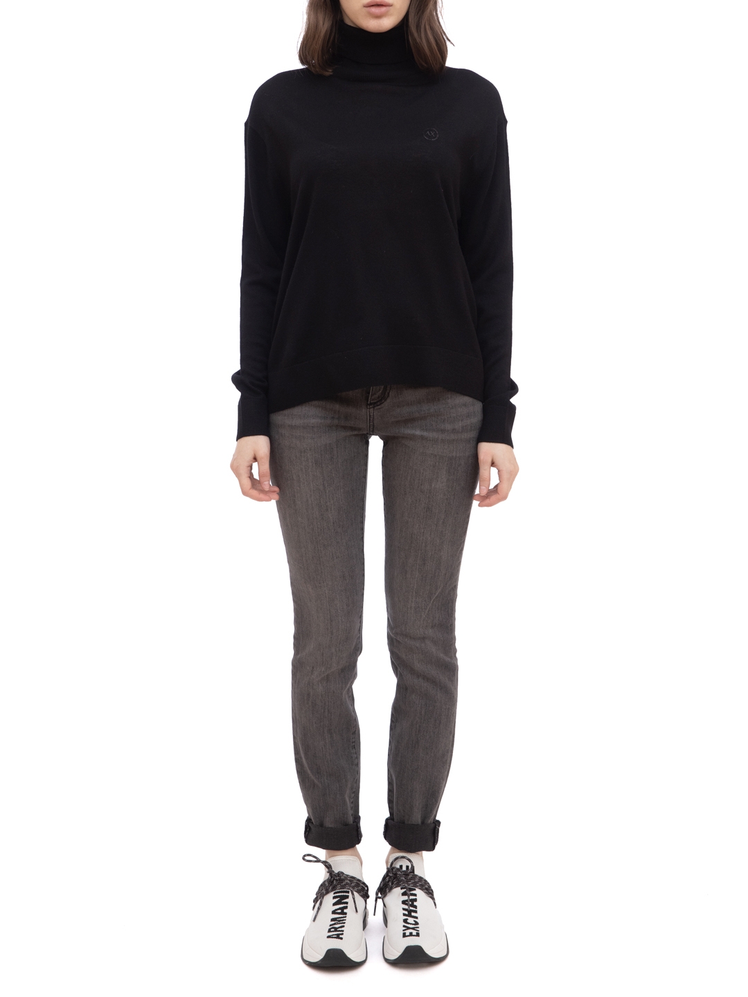 Джинсы Armani Exchange 3GYJ01 серые женские зауженные — купить в интернет-магазине Verdistore