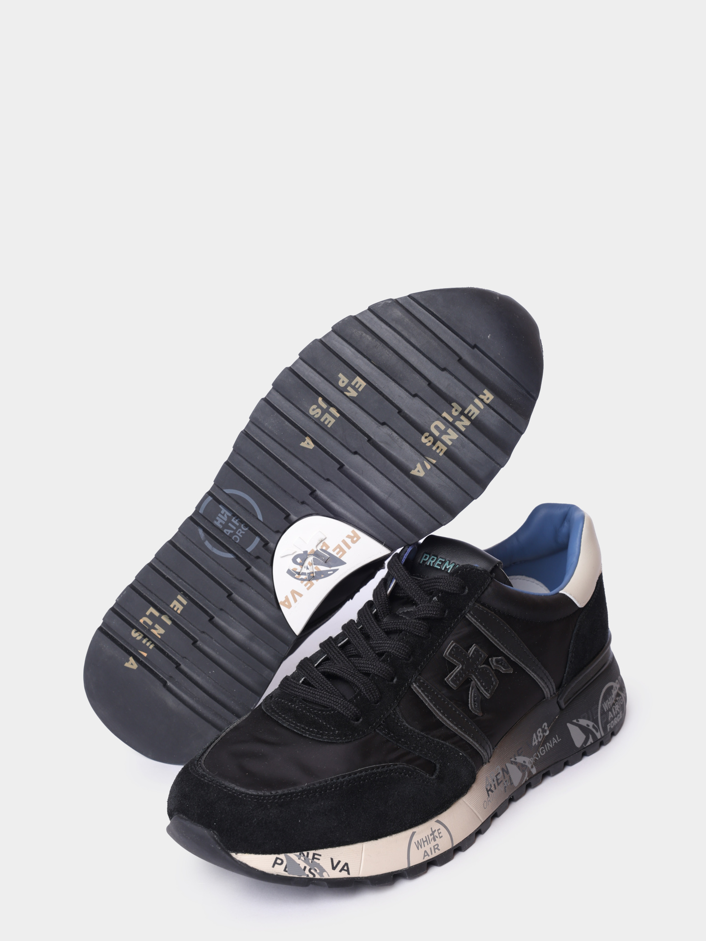 Кроссовки Premiata LANDER VAR 7079 комбинированные мужские — купить в интернет-магазине Verdistore