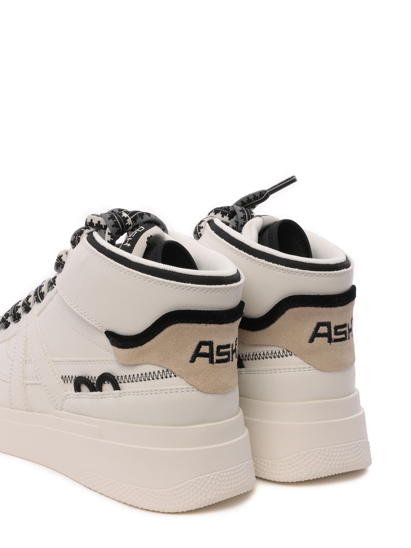 Кеды ASH 9AH.AH130617.T высокие женские с контрастными вставками — купить в интернет-магазине Verdistore