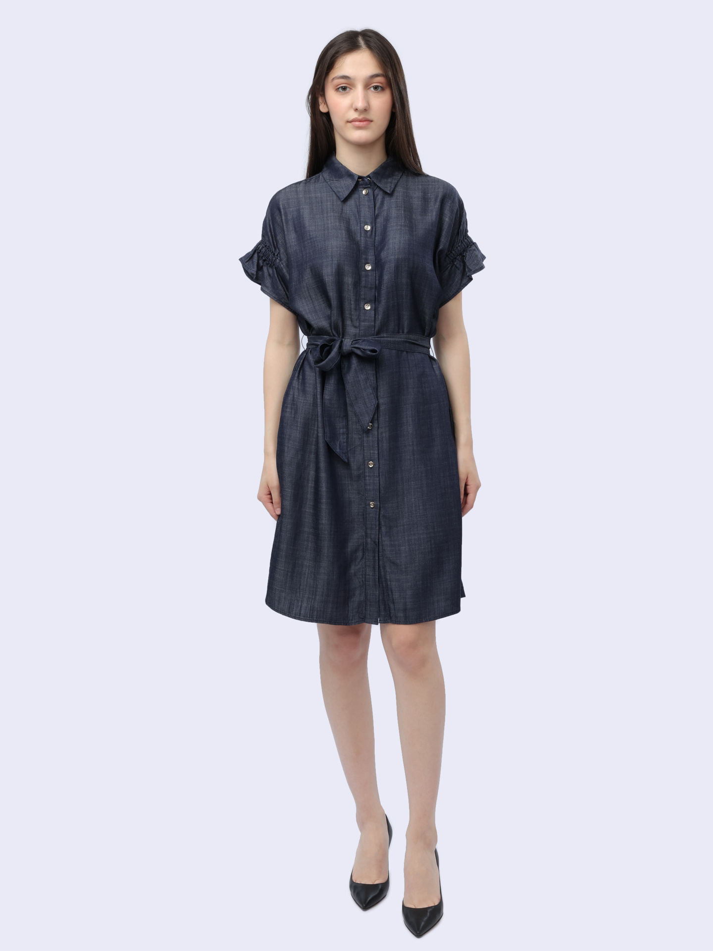 Платье Armani Exchange 3DYA64 Y15PZ 1500 женское из денима — купить в интернет-магазине Verdistore