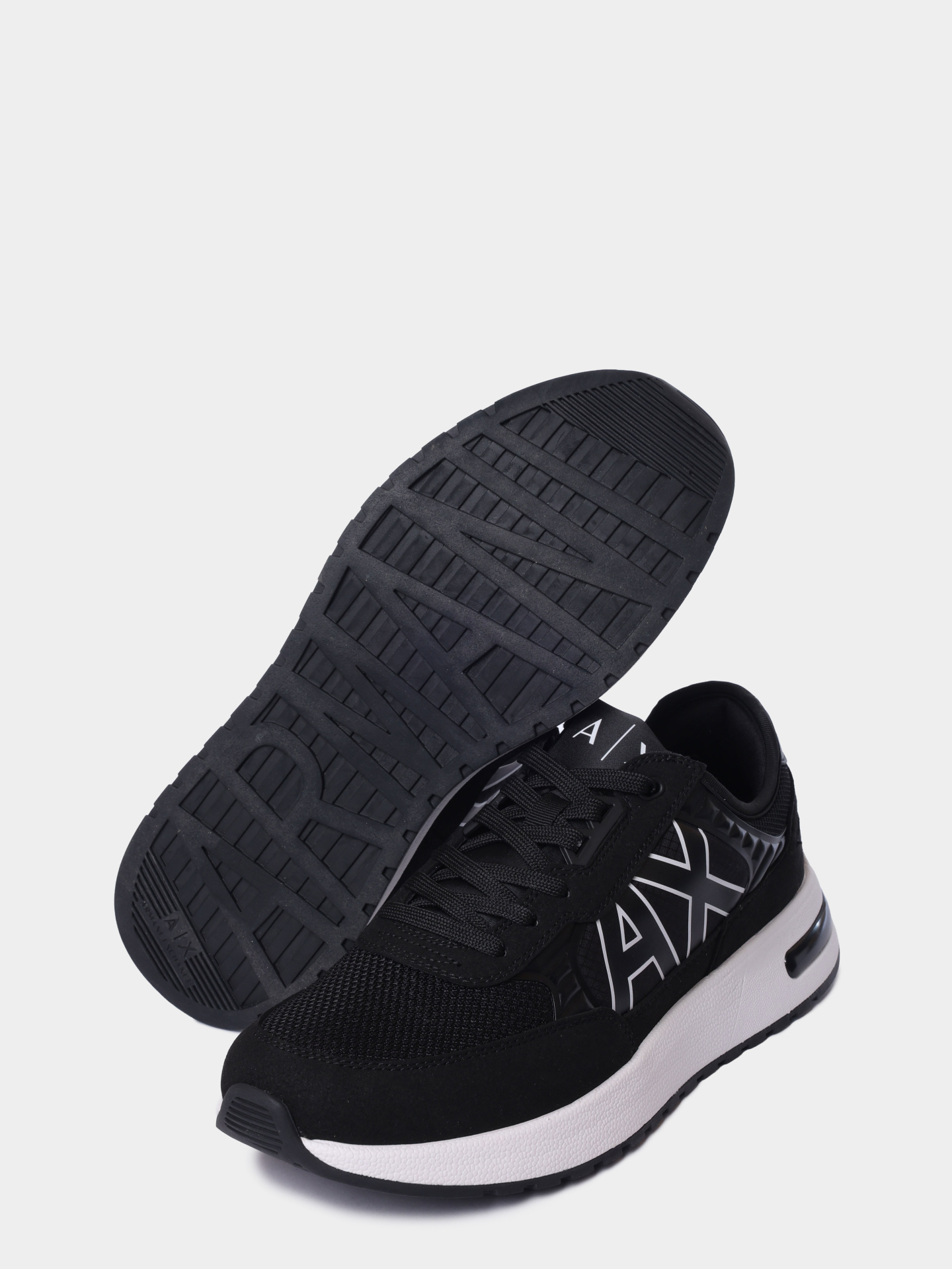 Кроссовки Armani Exchange XUX090 XV276 00002 черные мужские — купить в интернет-магазине Verdistore