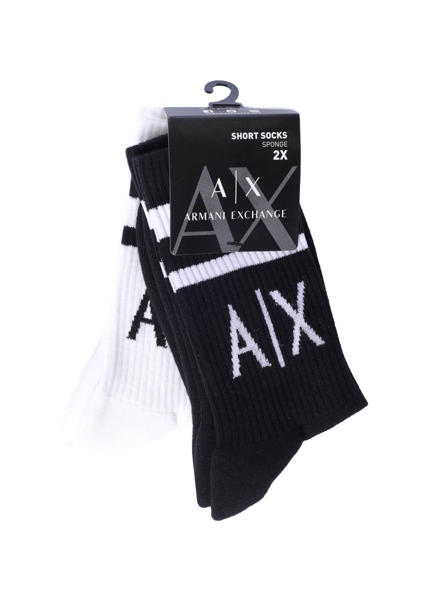 Носки 2 пары Armani Exchange 943030 CC650 00121 женские высокие — купить в интернет-магазине Verdistore