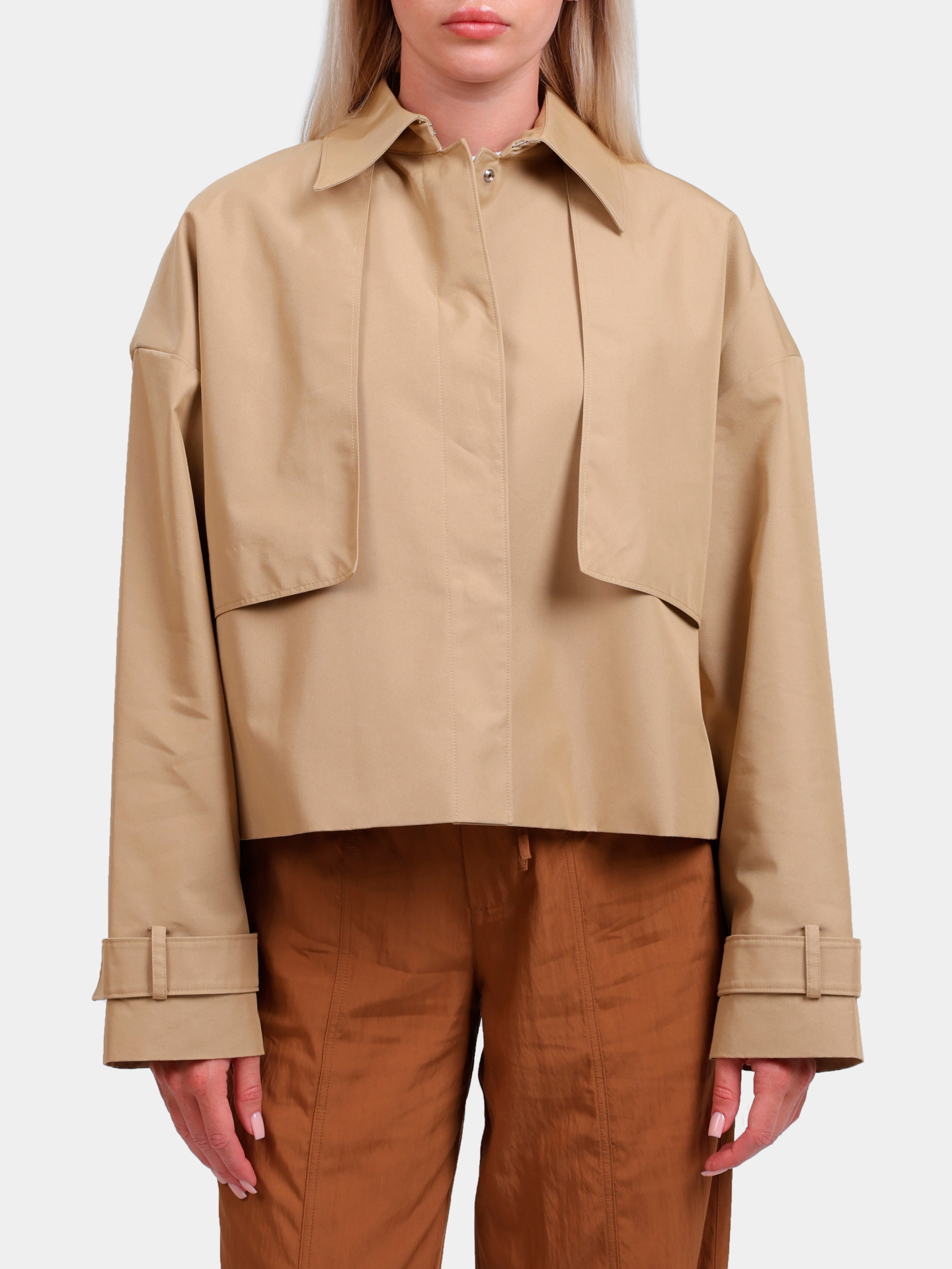 Куртка Calvin Klein K20K208379 PFN бежевая женская — купить в интернет-магазине Verdistore