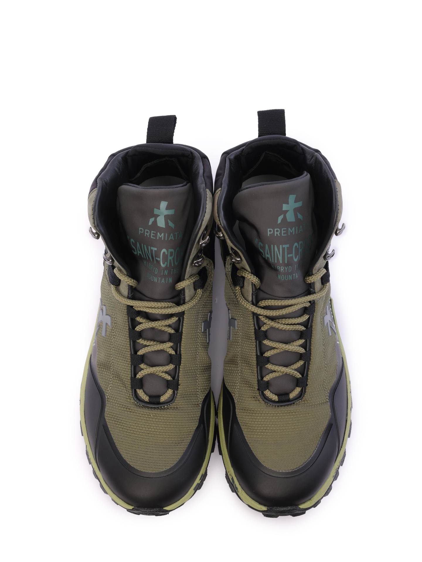 Кроссовки комбинированные высокие на массивной подошве — купить в интернет-магазине Verdistore