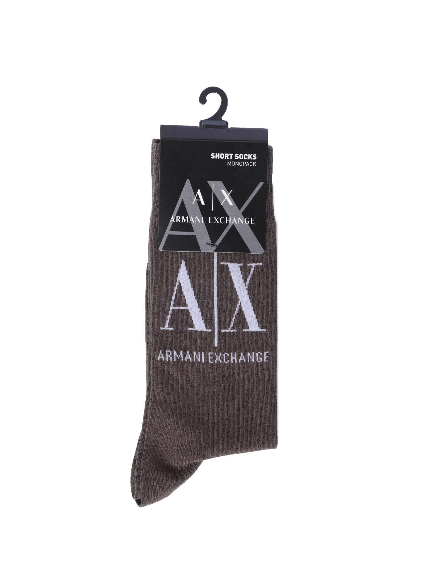 Носки Armani Exchange 953033 CC653 32840 коричневые мужские — купить в интернет-магазине Verdistore