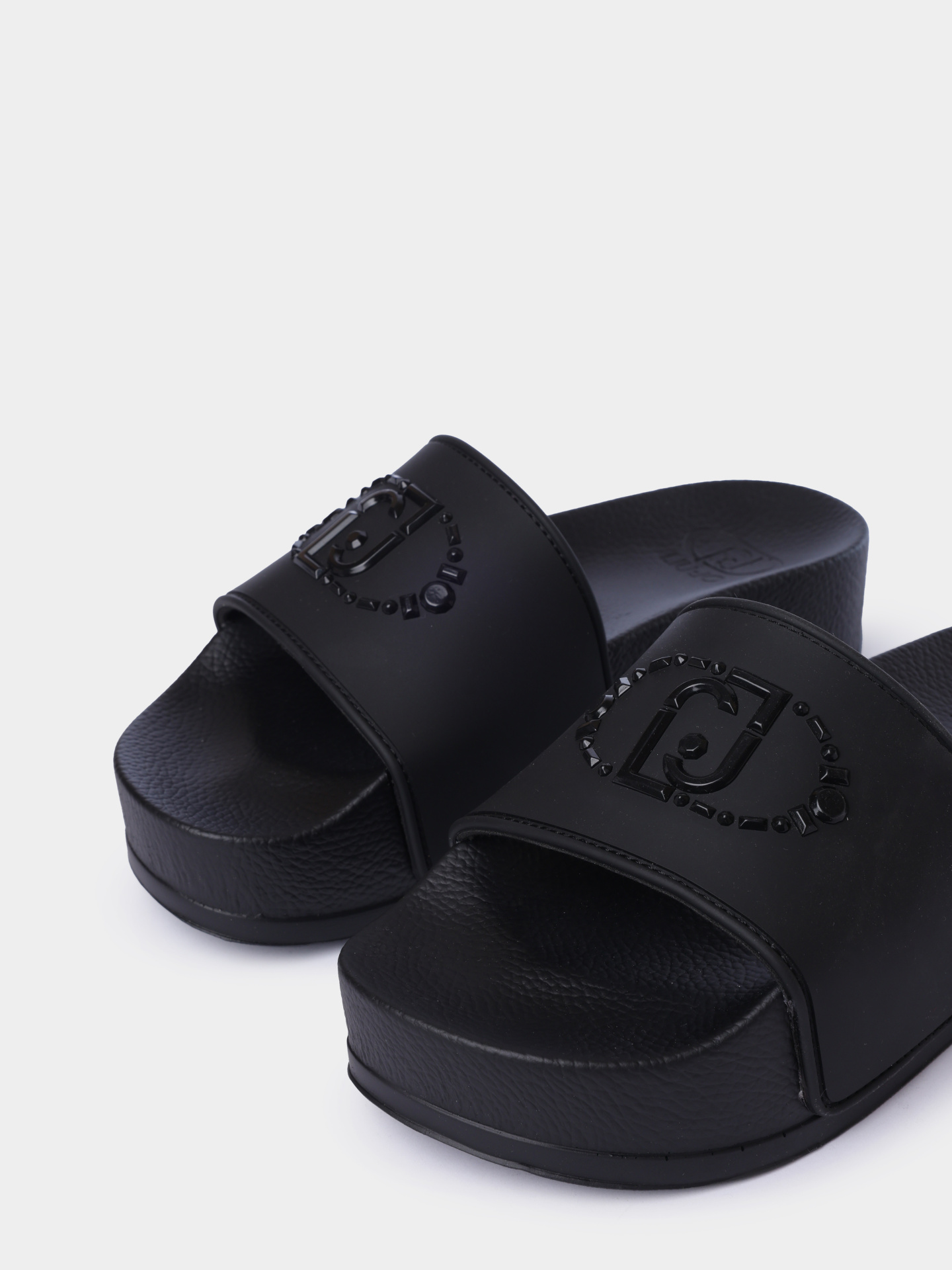 Шлепанцы Liu-Jo MYKONOS 01 BA6077EX02822222 черные женские — купить в интернет-магазине Verdistore