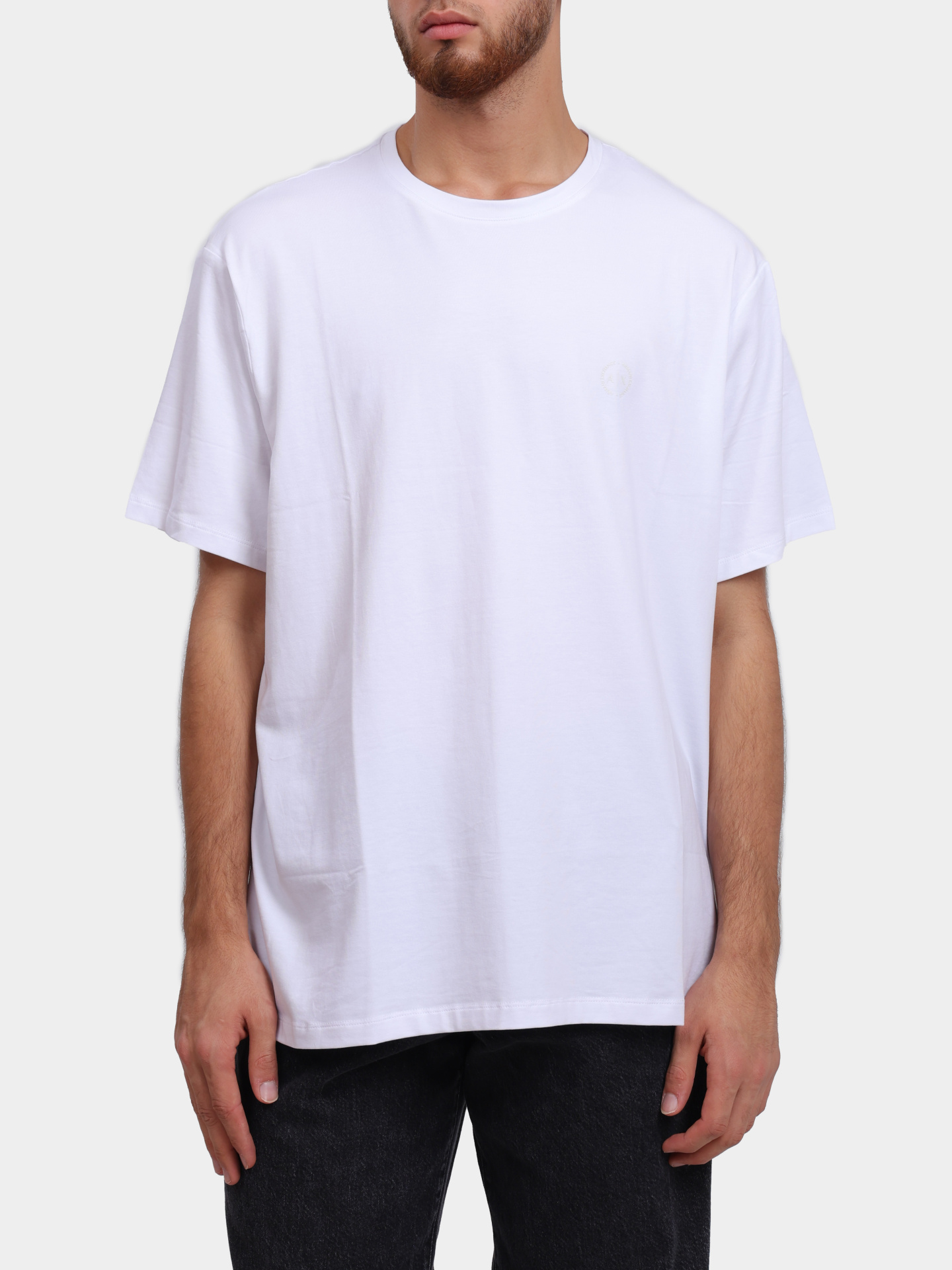 Футболка Armani Exchange 8NZT84 Z8M9Z 1100 белая мужская — купить в интернет-магазине Verdistore