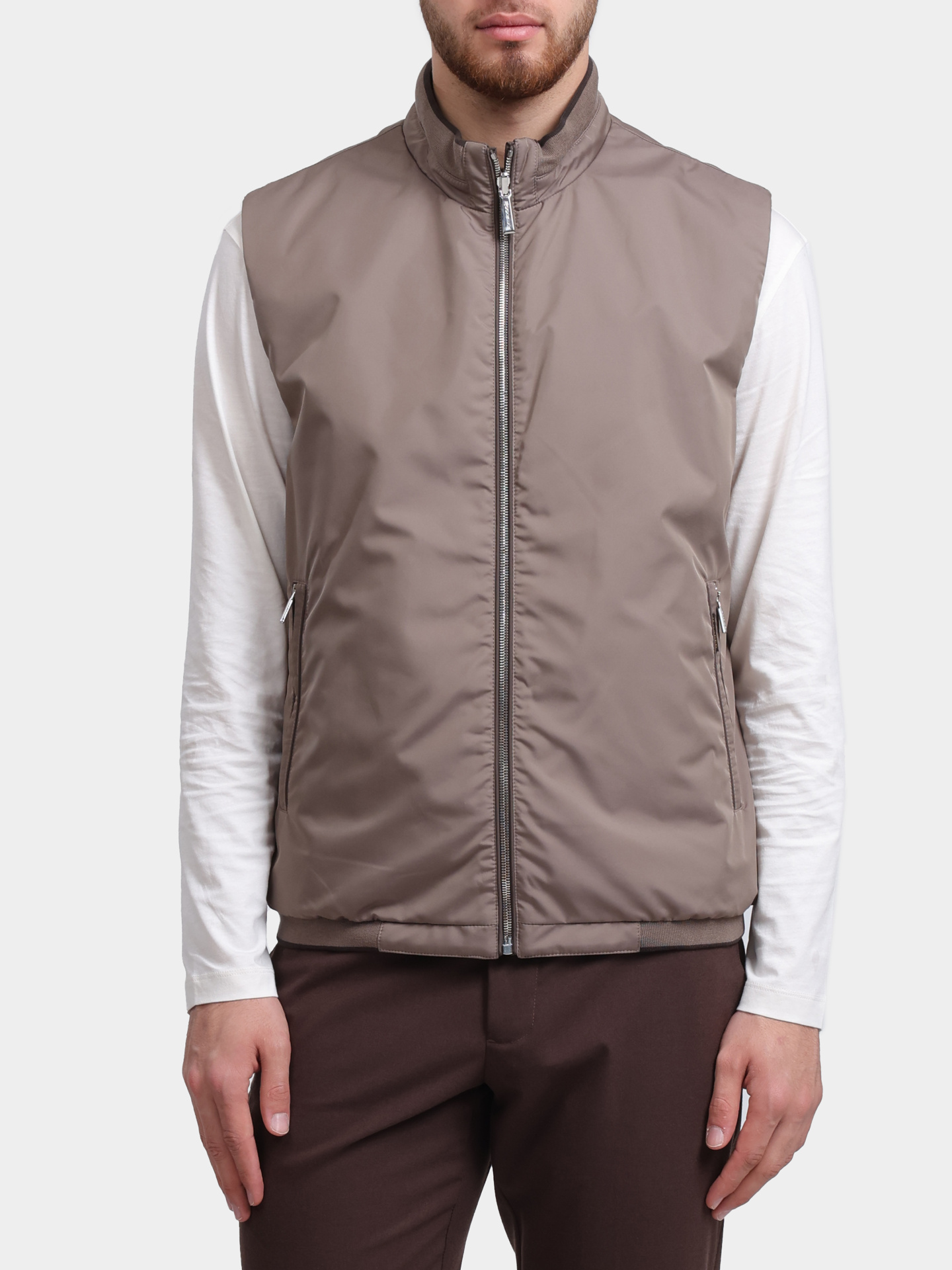 Жилет MooRER FIORESI - WK мужской на молнии двусторонний — купить в интернет-магазине Verdistore