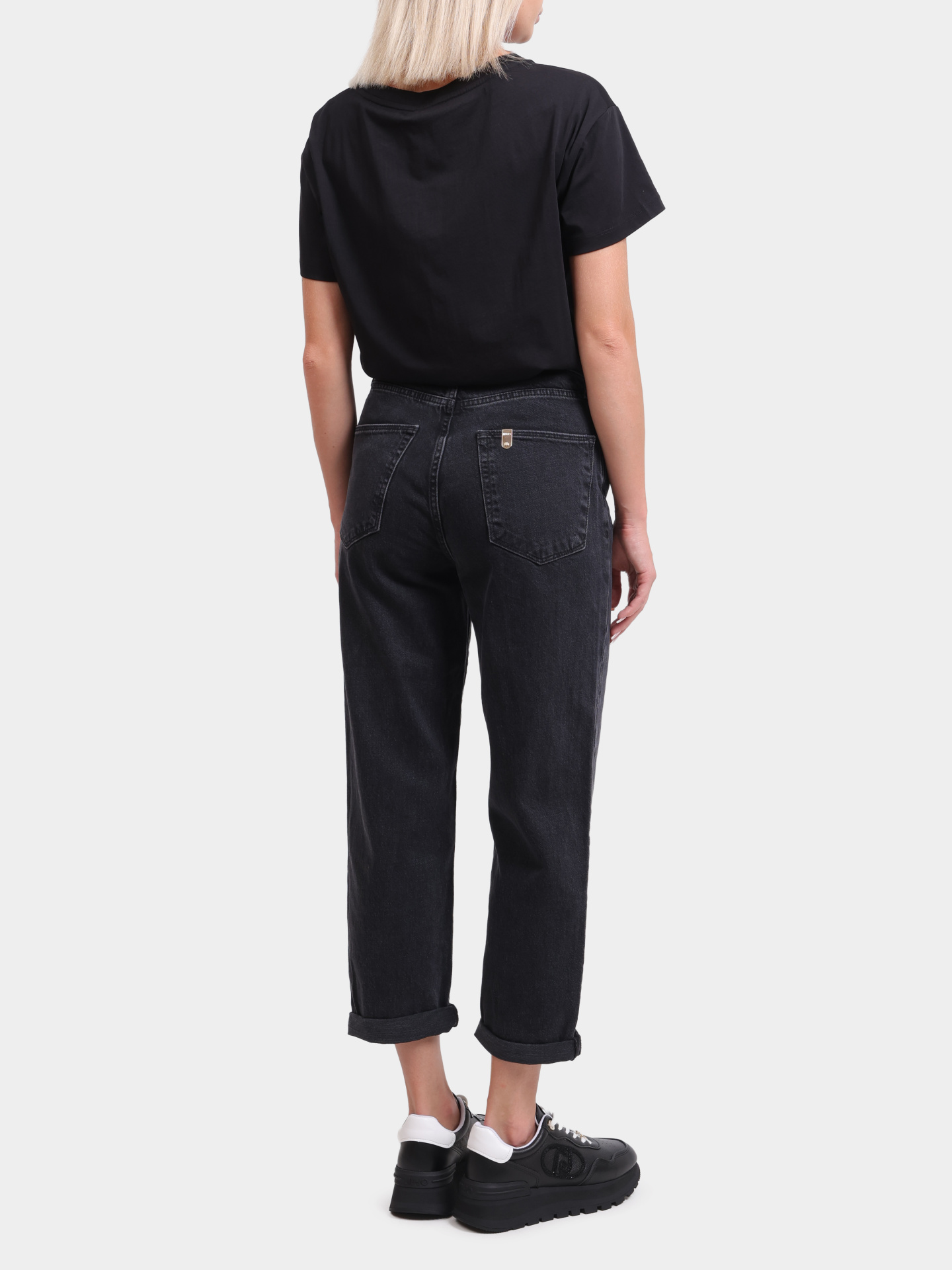 Джинсы Liu-Jo UF5125 D4927 87456 черные женские — купить в интернет-магазине Verdistore