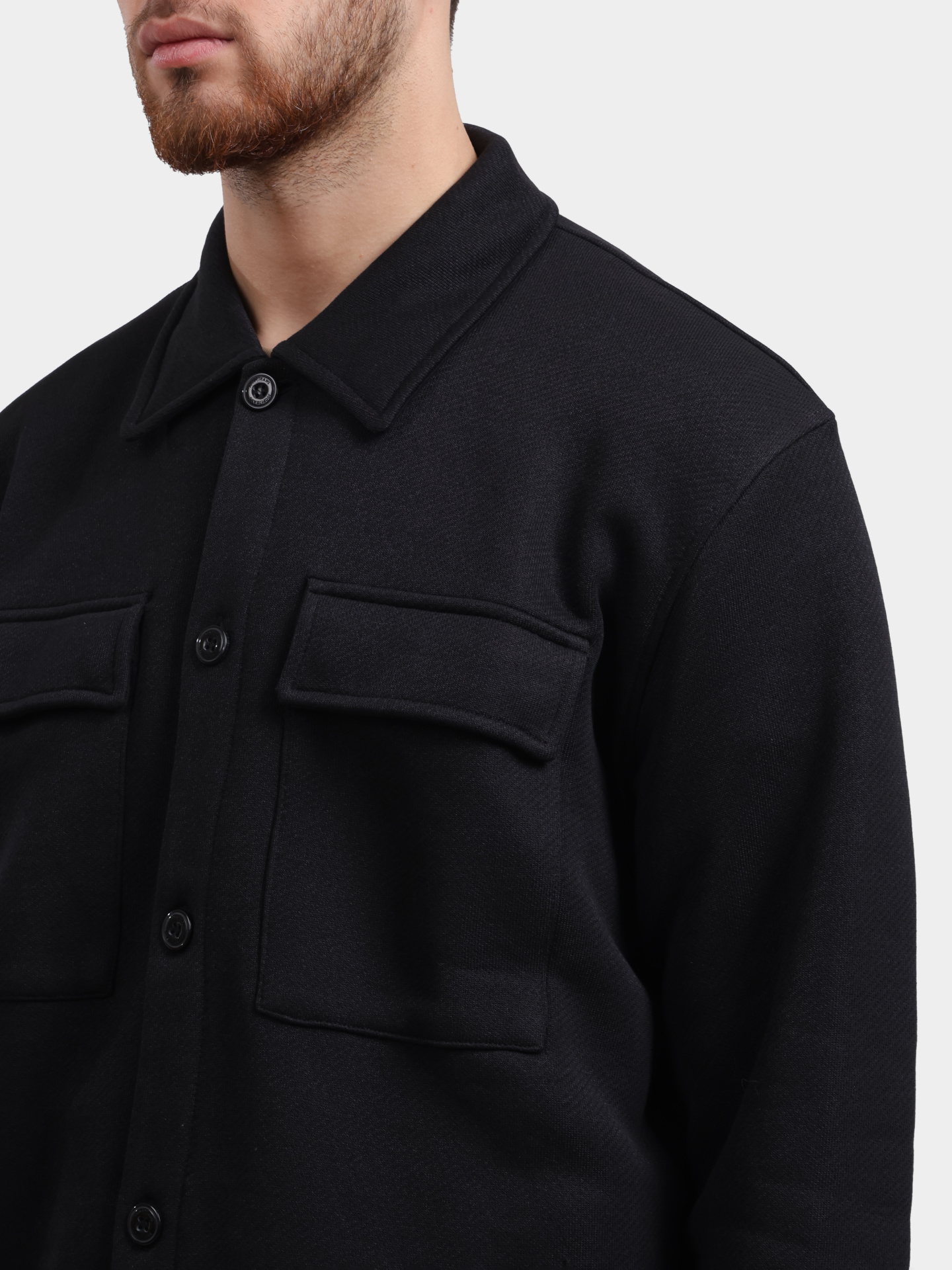 Куртка-рубашка Joop! 15 JJJ-20Dustin 10016990 001 черная мужская — купить в интернет-магазине Verdistore