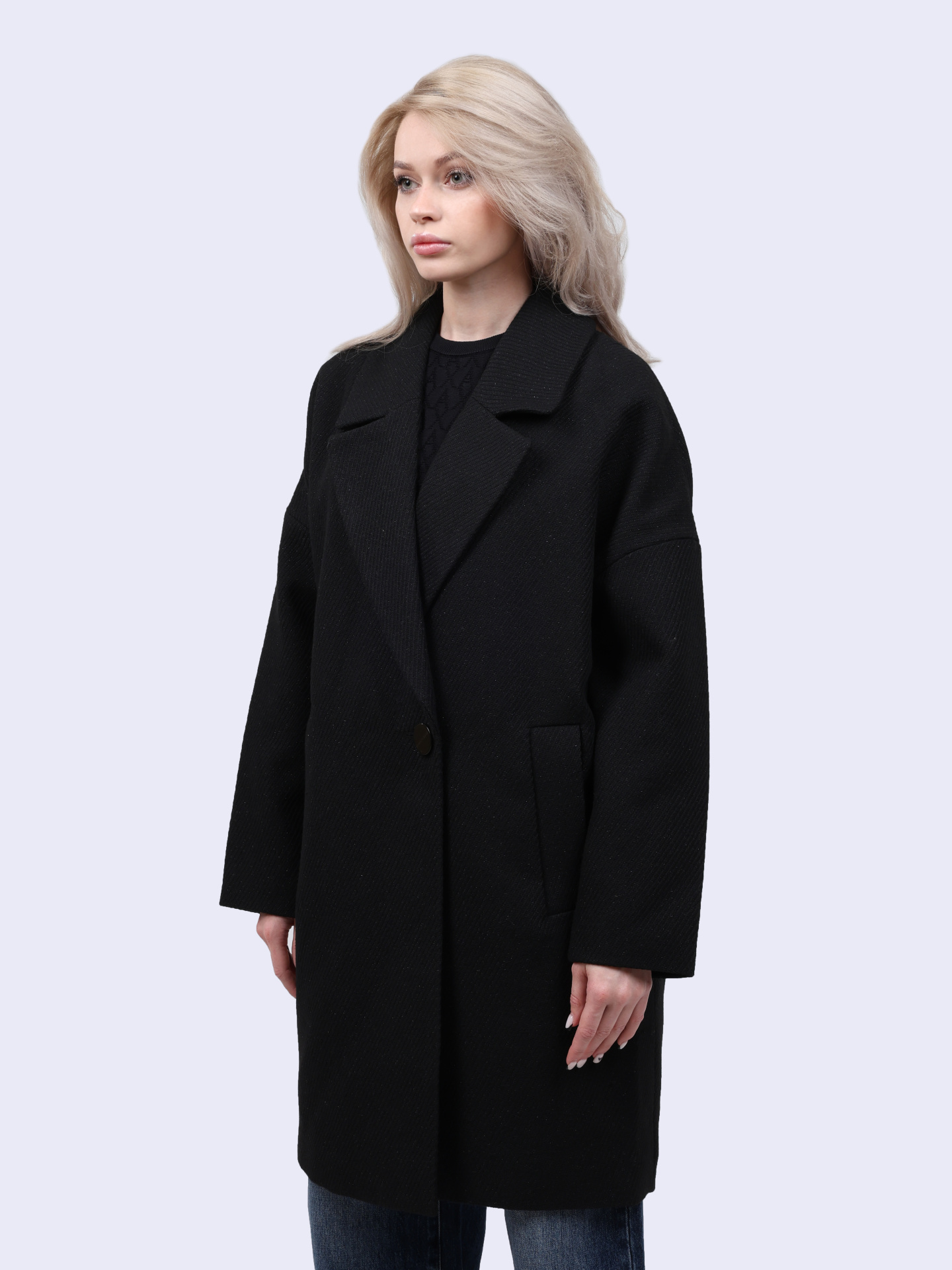 картинка Пальто Armani Exchange 6DYK30 YN2YZ 1200 черное женское от магазина Verdistore