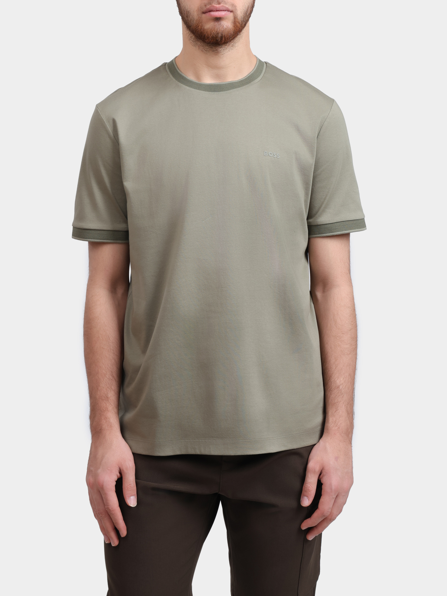 Футболка Boss 50543858 314 хлопковая мужская — купить в интернет-магазине Verdistore