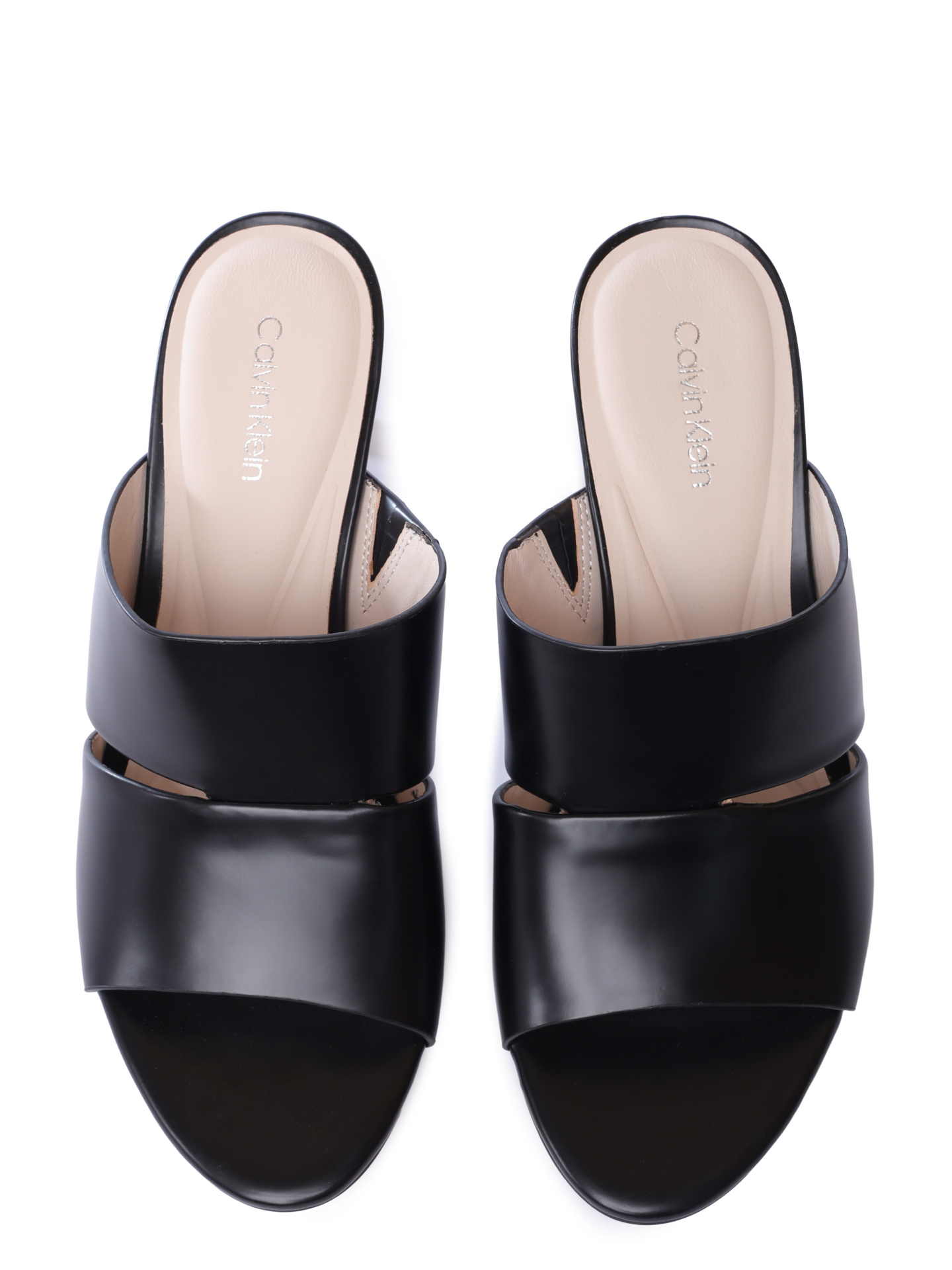 Мюли Calvin Klein HW0HW02460 кожаные женские — купить в интернет-магазине Verdistore