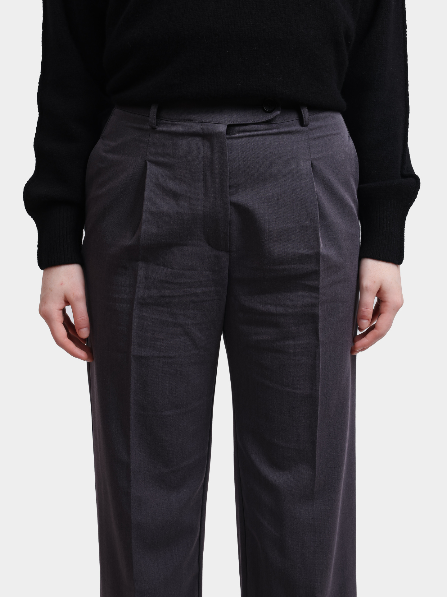 Брюки Re Vera 56W-23-2120 темно-серые женские — купить в интернет-магазине Verdistore