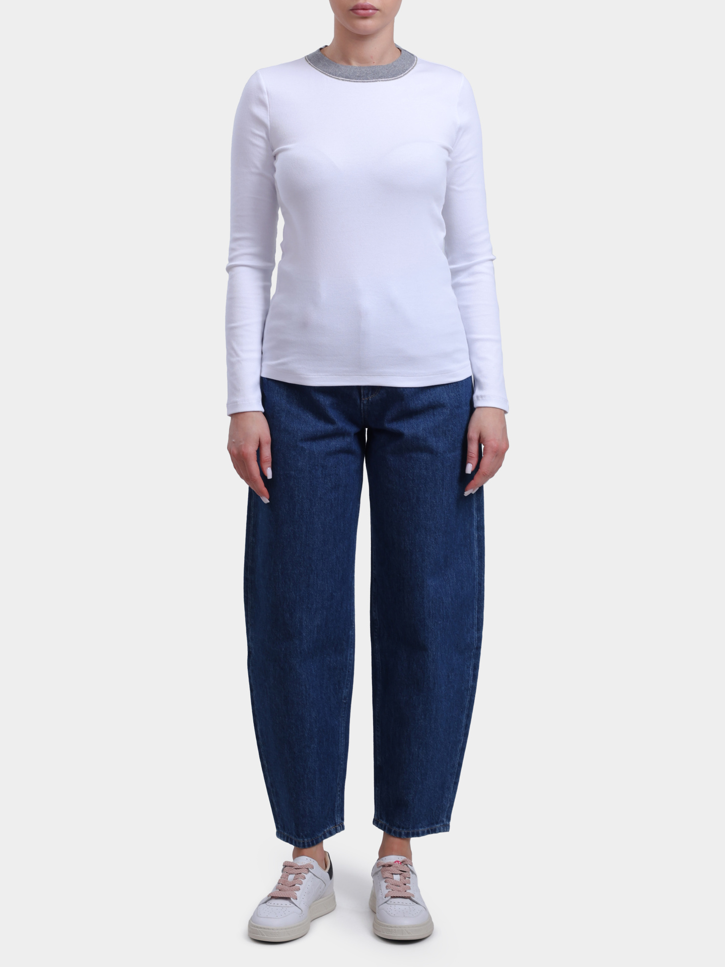 Лонгслив S06707J0 5669B 72B белый женский — купить в интернет-магазине Verdistore