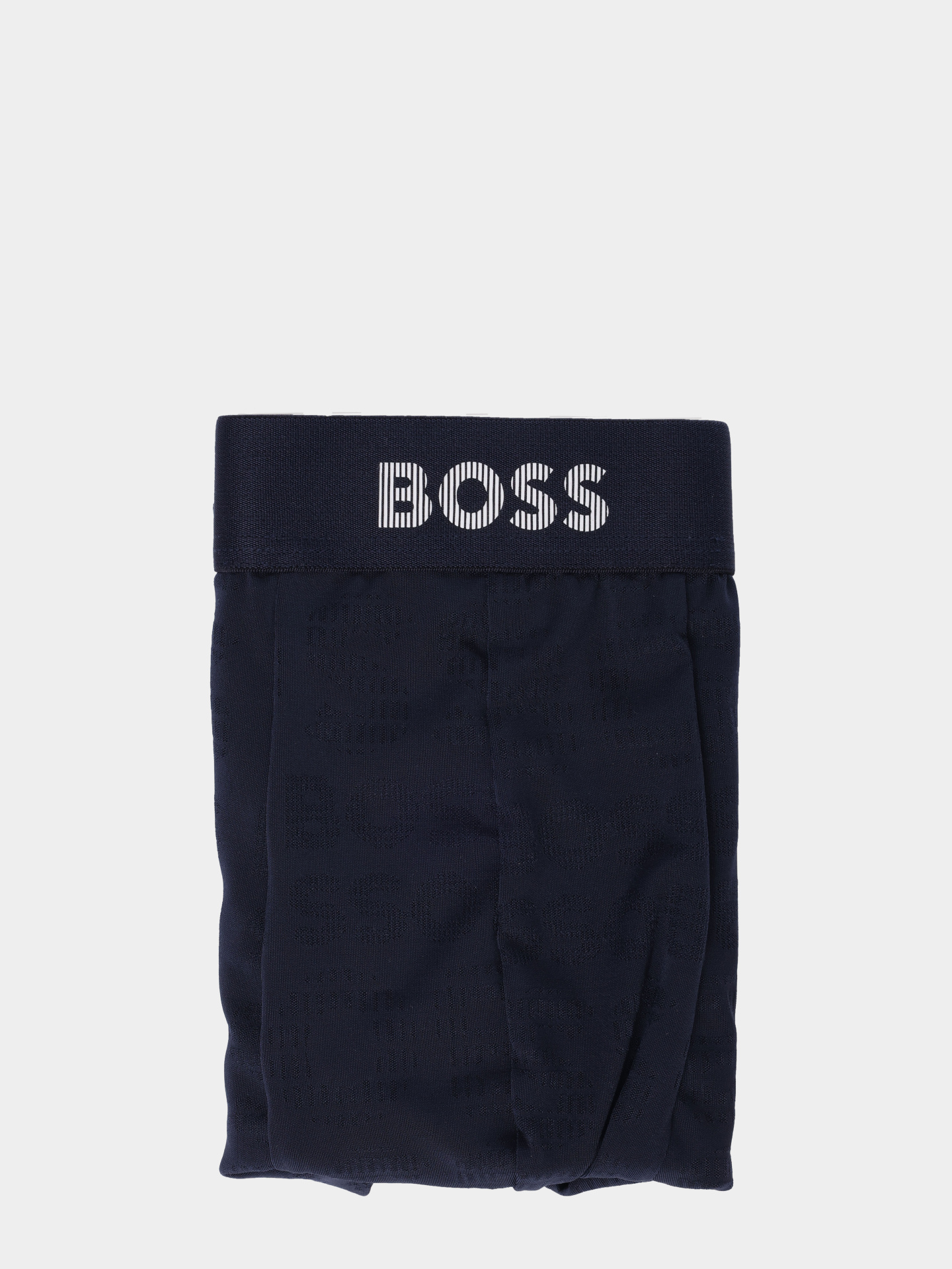 Трусы Boss 50531646 405 темно-синие с жаккардовым принтом — купить в интернет-магазине Verdistore