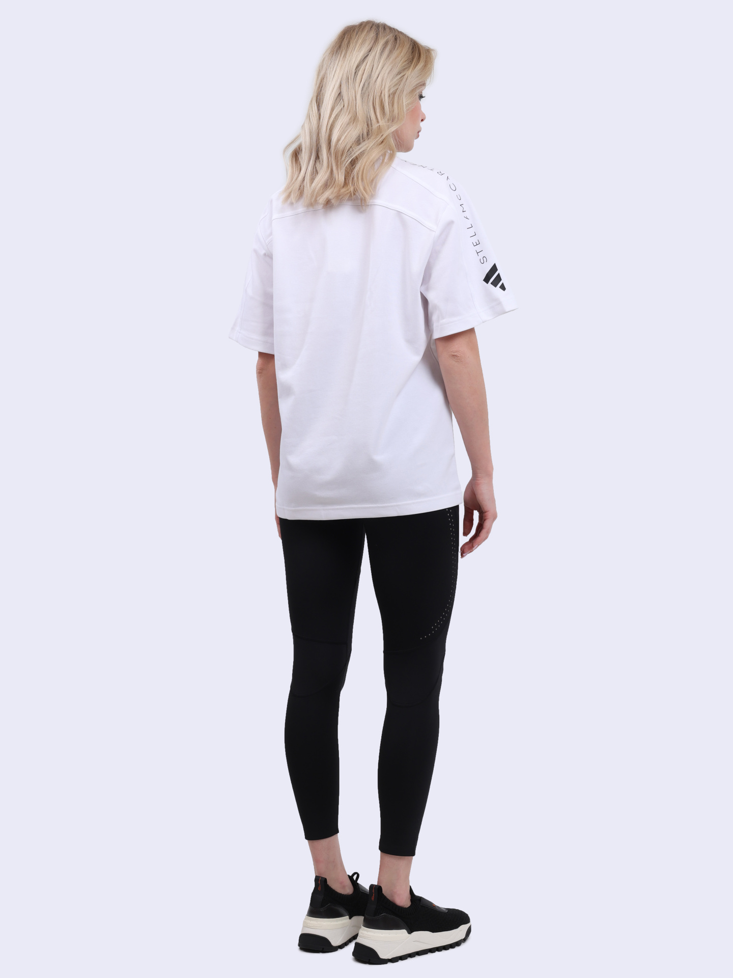 Леггинсы Adidas by Stella McCartney черные женские с перфорацией — купить в интернет-магазине Verdistore