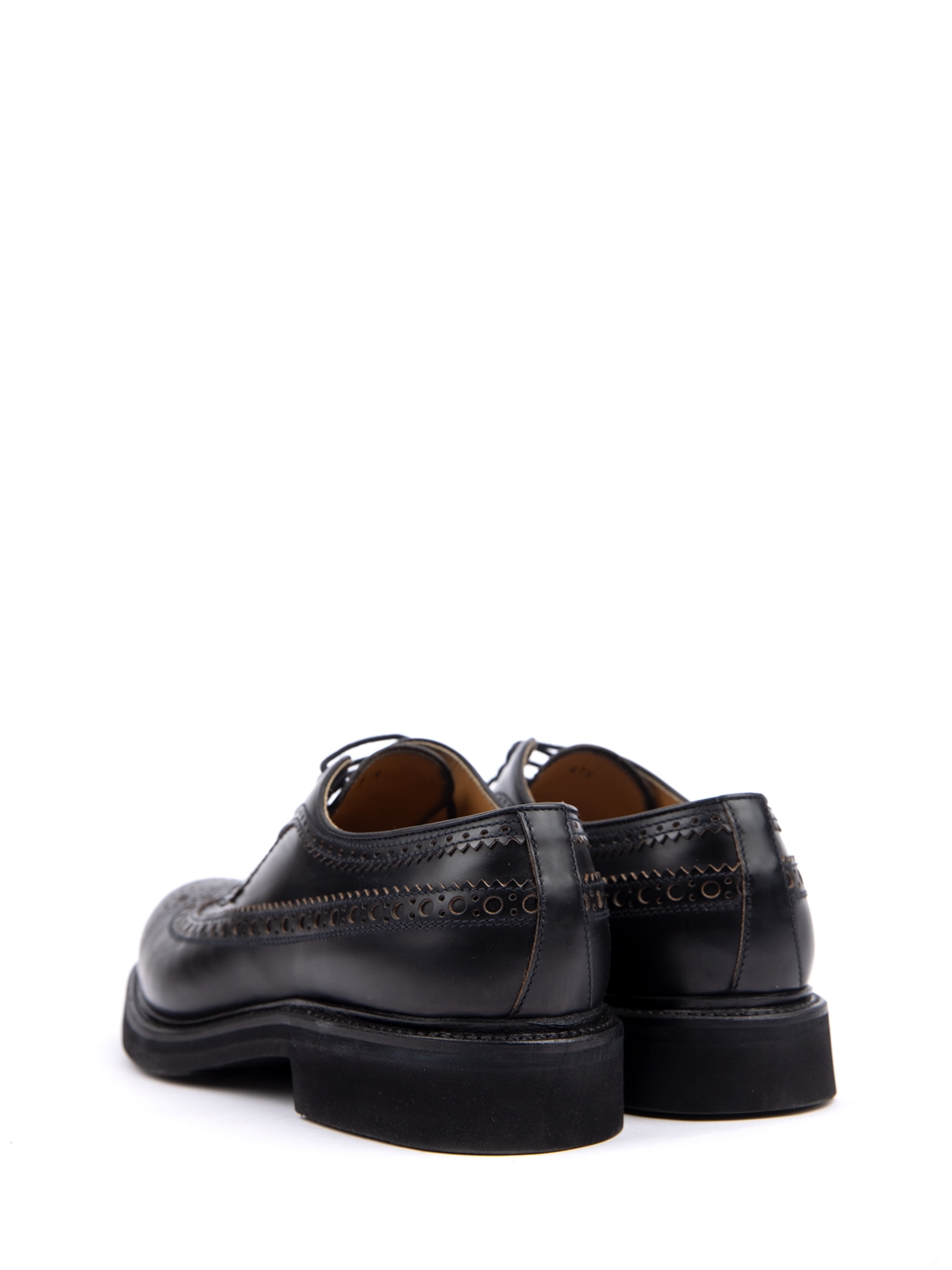 Туфли черные из мягкой матовой прочной кожи  — купить в интернет-магазине Verdistore