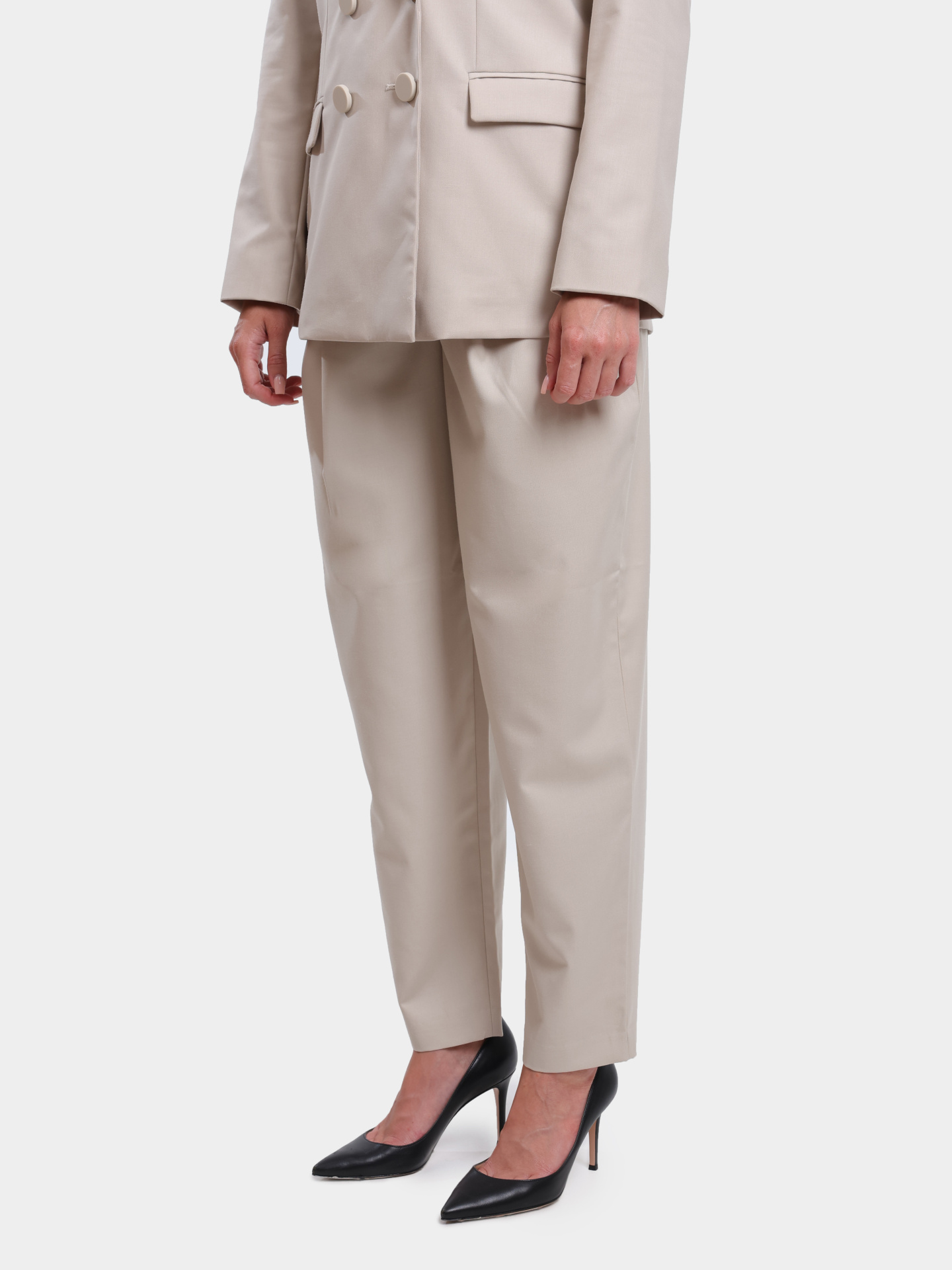 Брюки Armani Exchange XW000222 AF10855 U1095 бежевые женские  — купить в интернет-магазине Verdistore