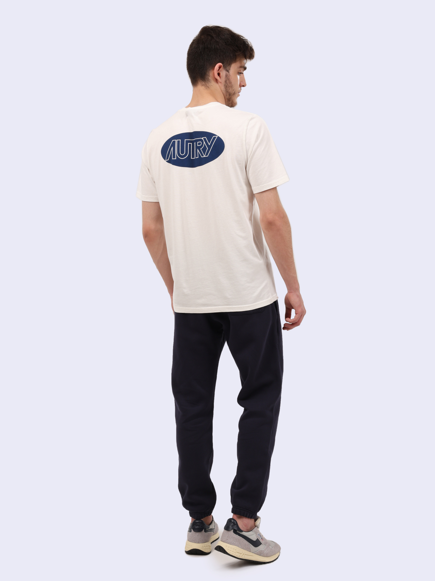 Брюки спортивные Autry PAPM-16JB темно-синие мужские с логотипом — купить в интернет-магазине Verdistore