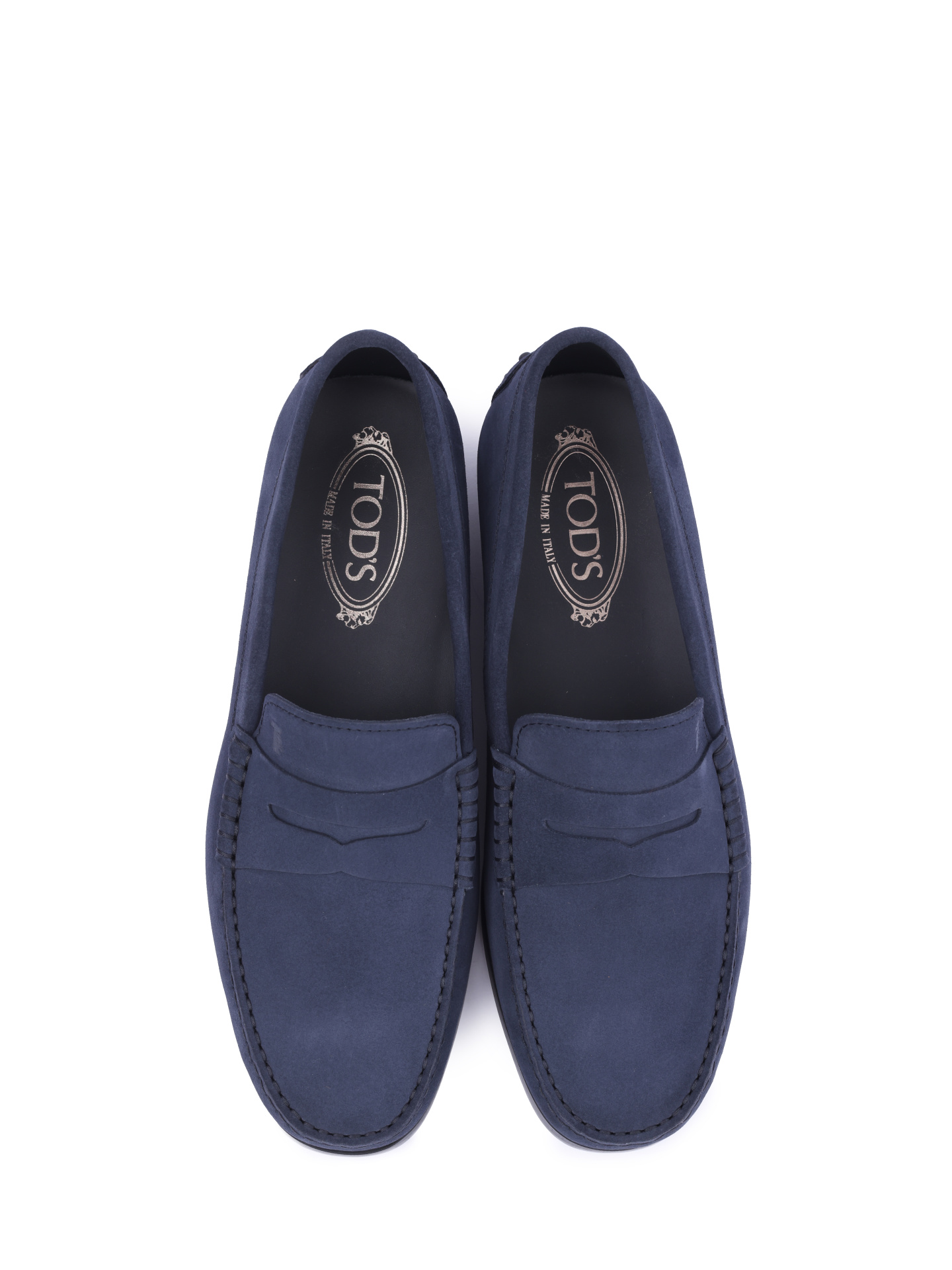 Лоферы темно-синие замшевые на каблуке — купить в интернет-магазине Verdistore