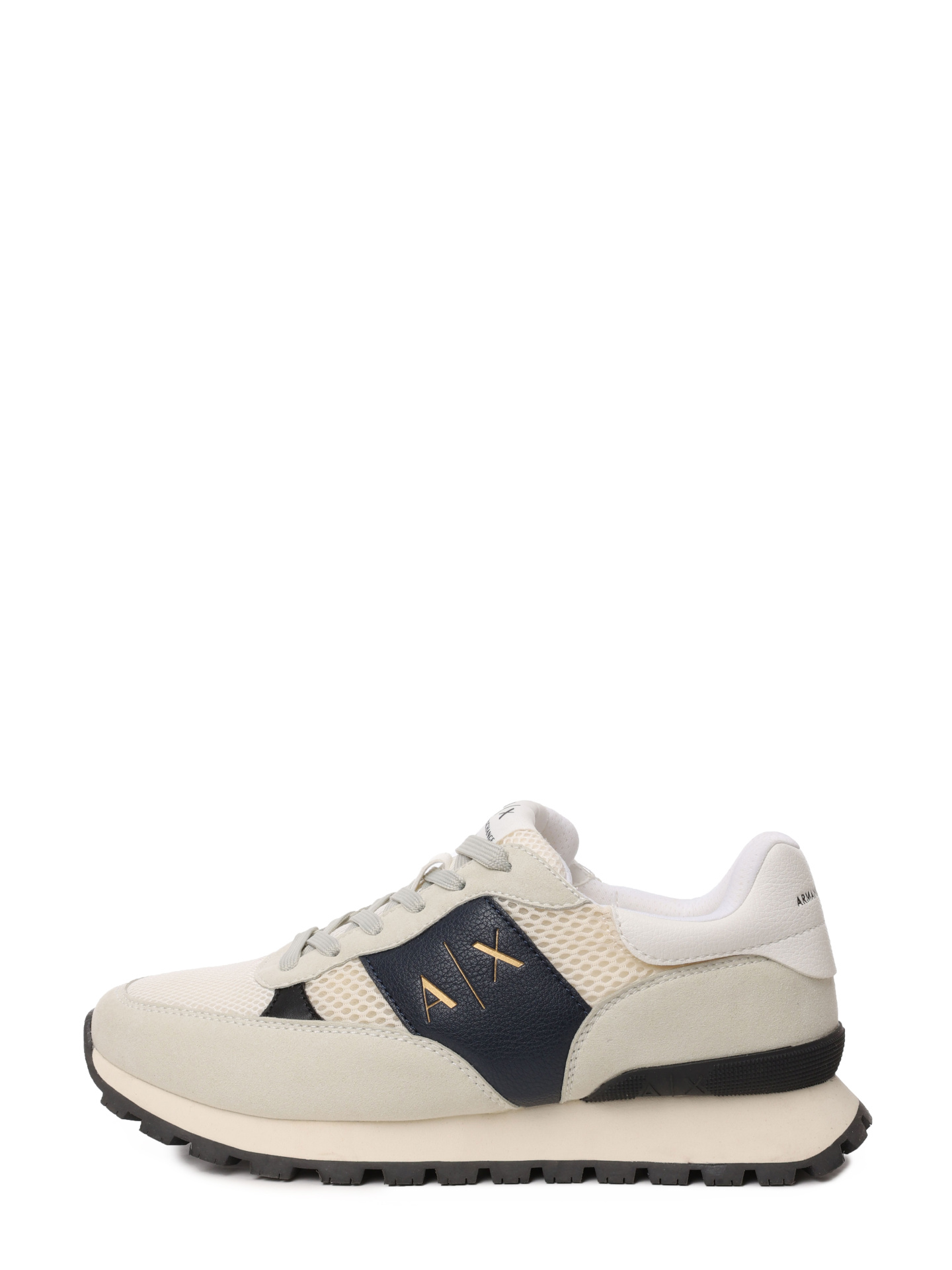 Кроссовки Armani Exchange XUX181 XV807 S054 белые комбинированные мужские — купить в интернет-магазине Verdistore