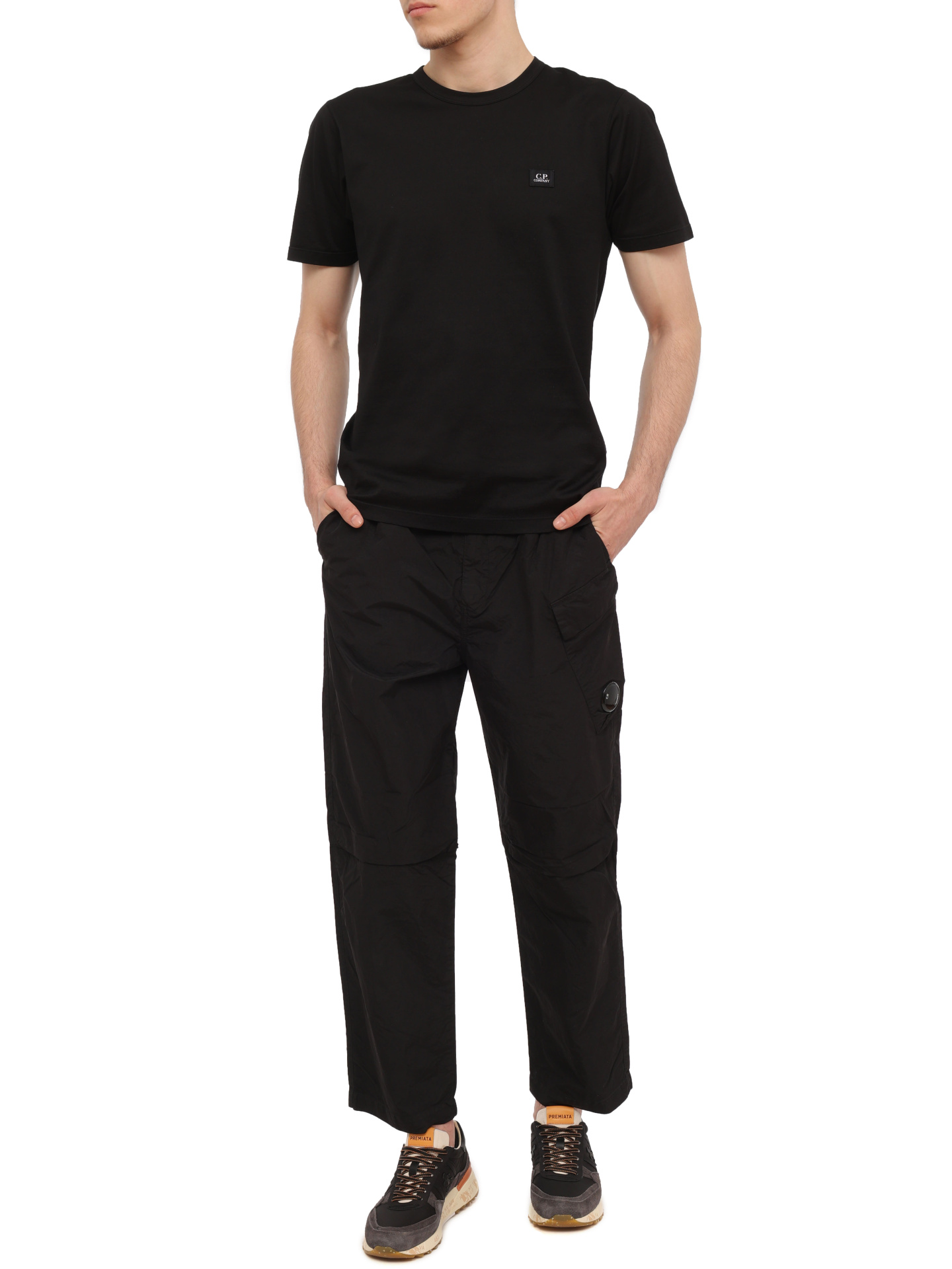 Брюки C.P. Company 16CMPA069A-005991G 999 черные мужские — купить в интернет-магазине Verdistore