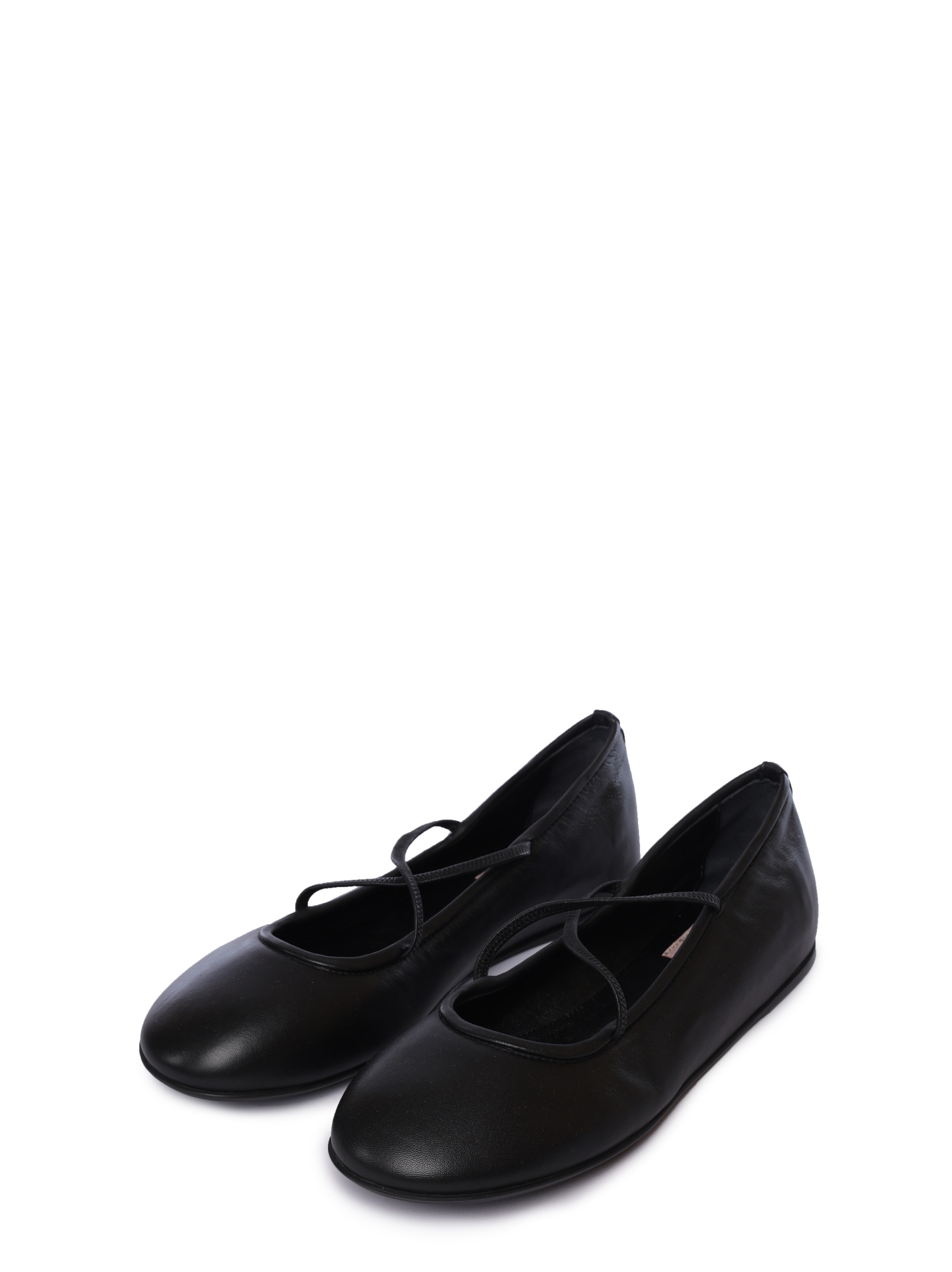 Балетки AGL D562002PCKA076 1013 черные женские с резинками — купить в интернет-магазине Verdistore