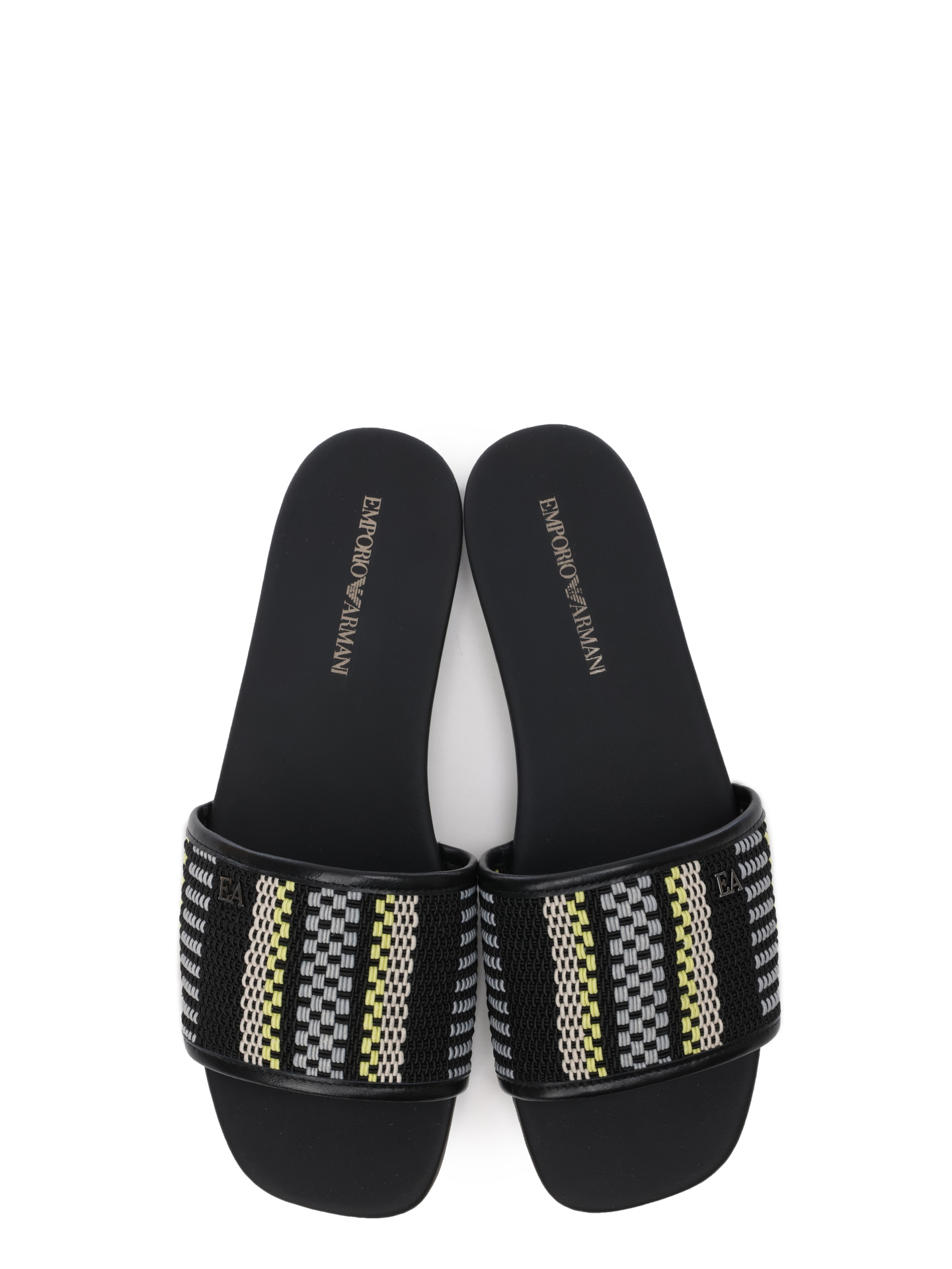 Шлепанцы Emporio Armani X3P825 XR137 D175 текстильные женские — купить в интернет-магазине Verdistore