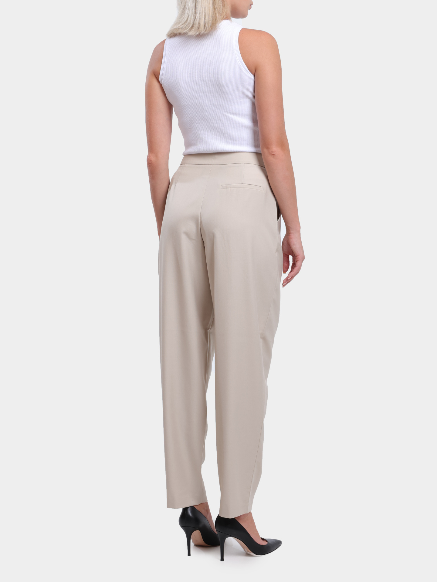 Брюки Armani Exchange XW000222 AF10855 U1095 бежевые женские  — купить в интернет-магазине Verdistore