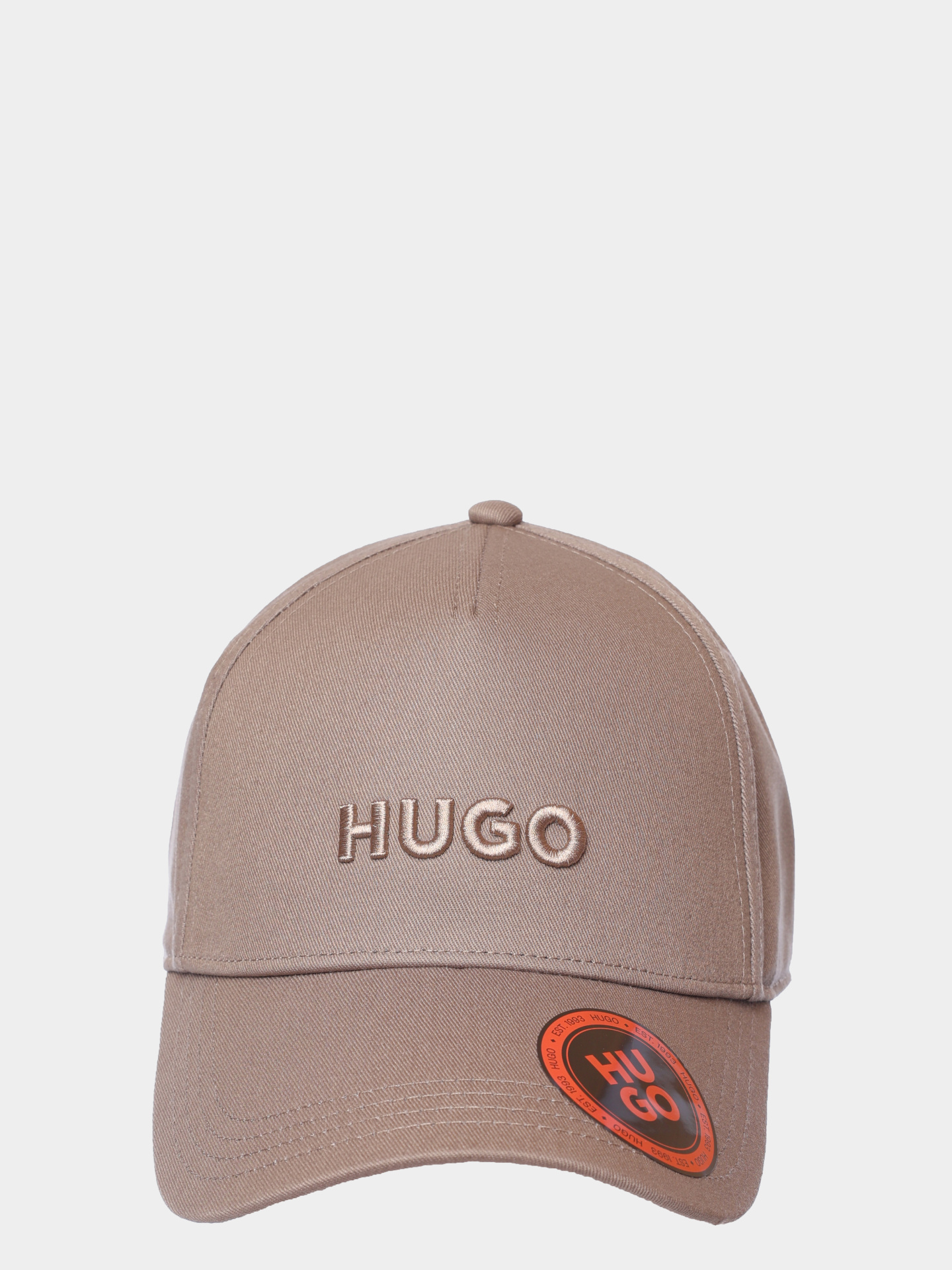 Бейсболка Hugo 50533410 219 бежевая мужская из хлопка — купить в интернет-магазине Verdistore